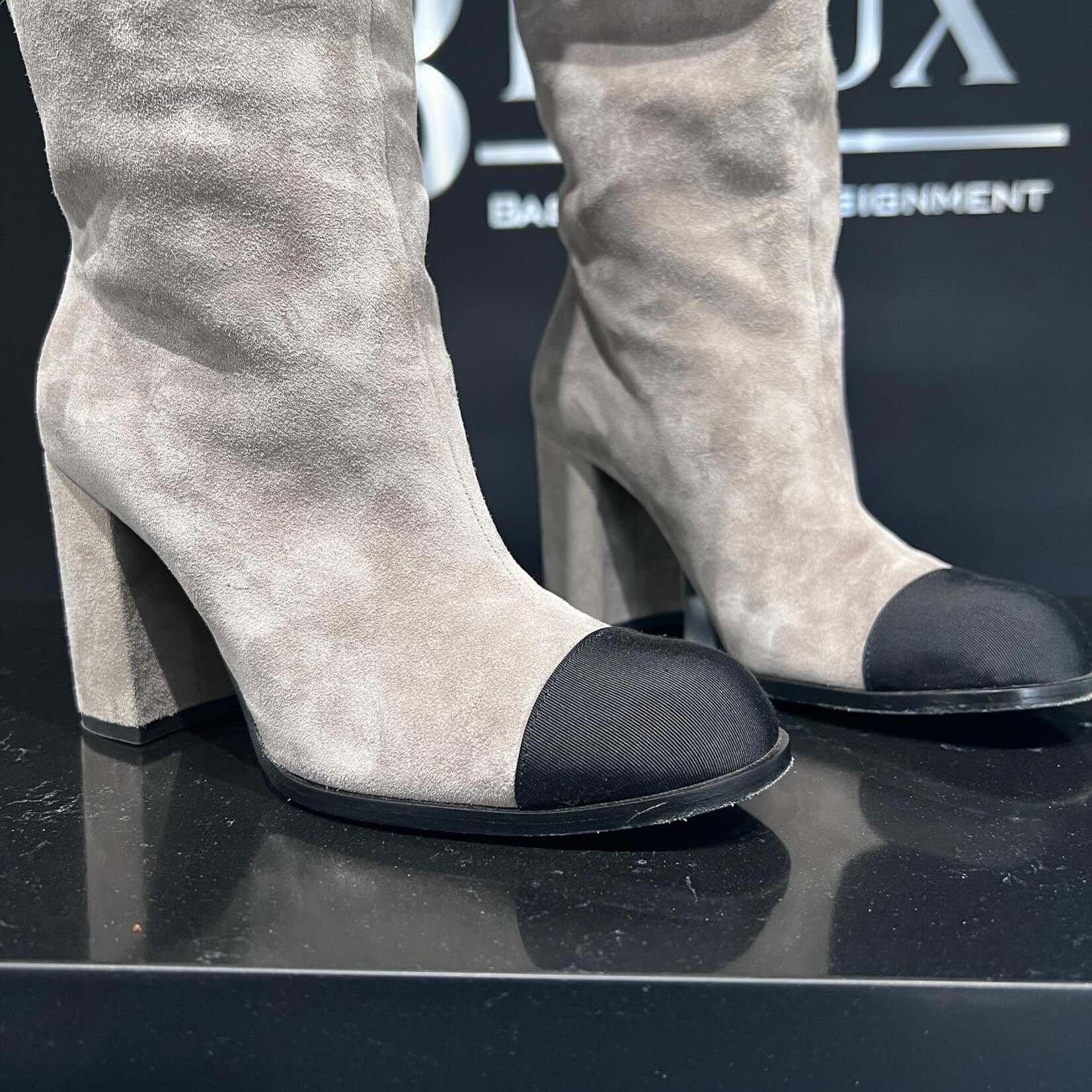 Chanel Chanel  Suede High Boots 38