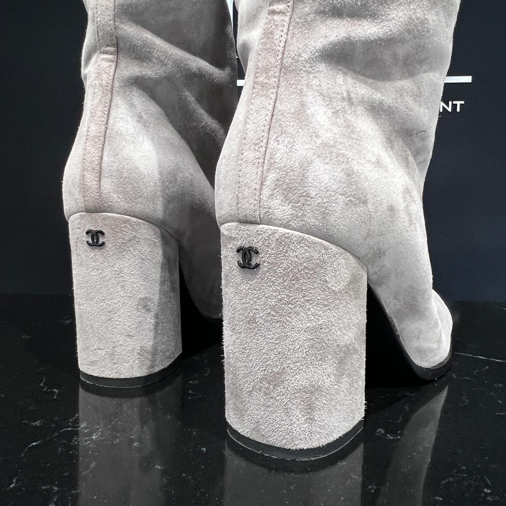 Chanel Chanel  Suede High Boots 38