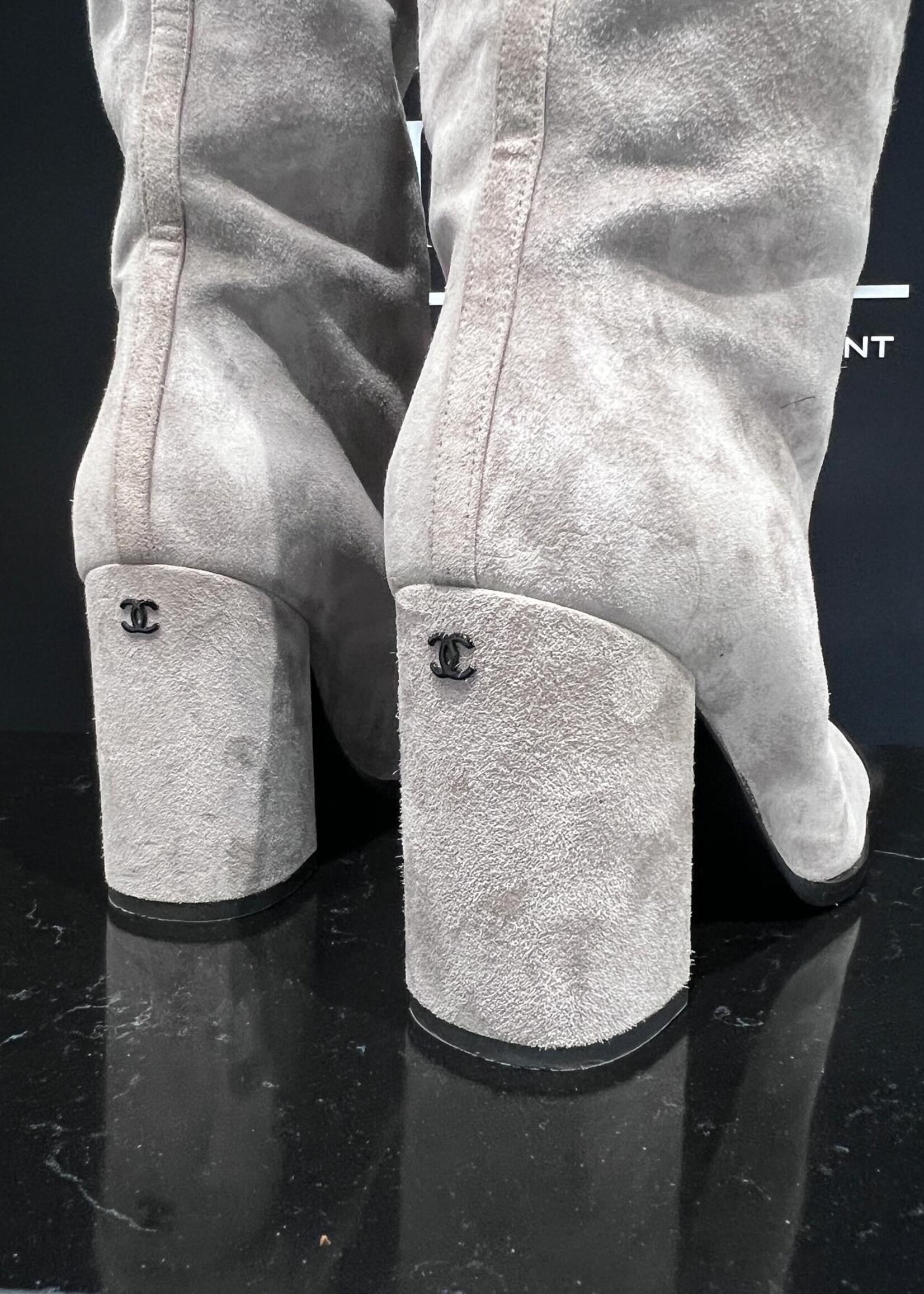 Chanel Chanel  Suede High Boots 38