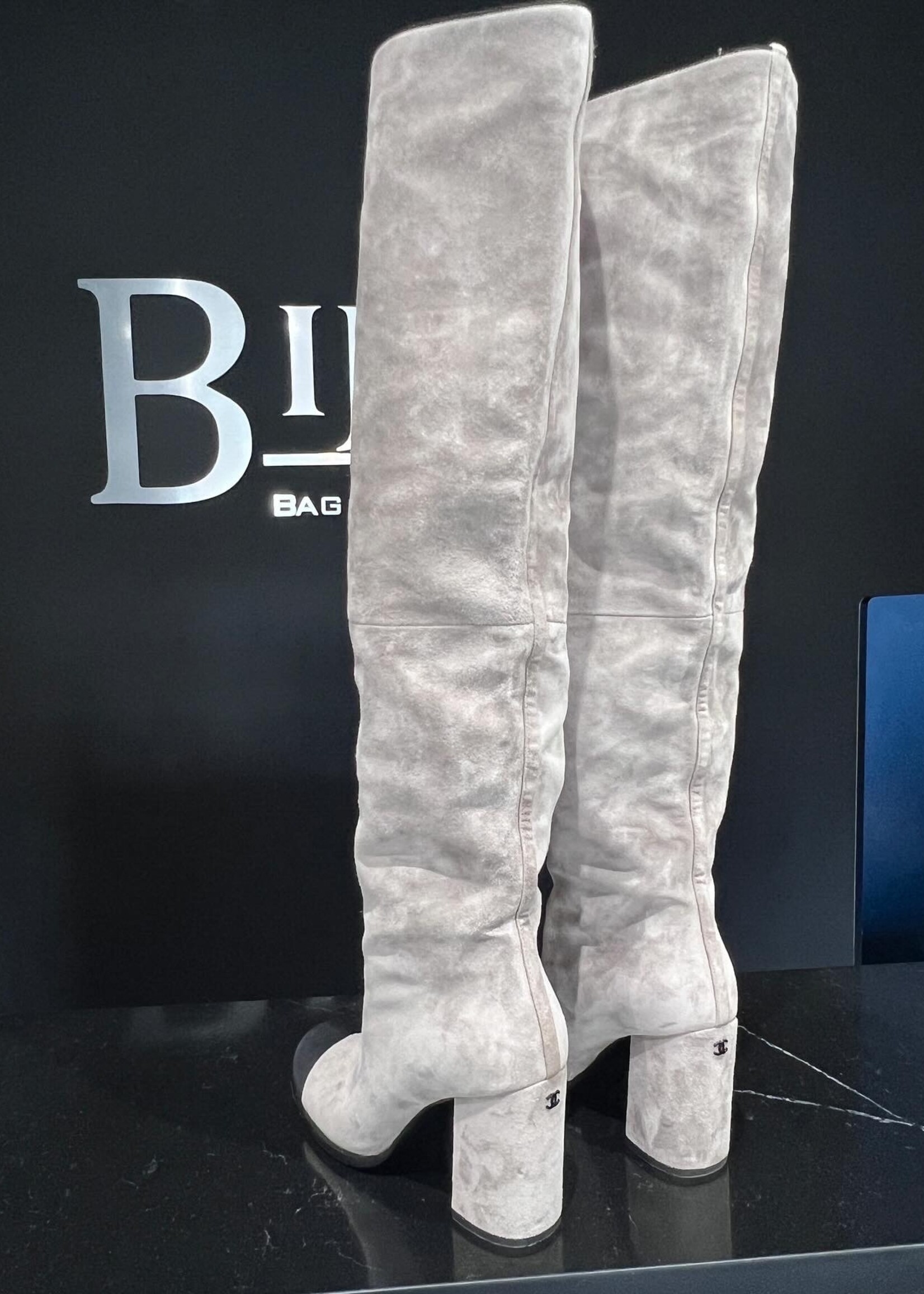Chanel Chanel  Suede High Boots 38