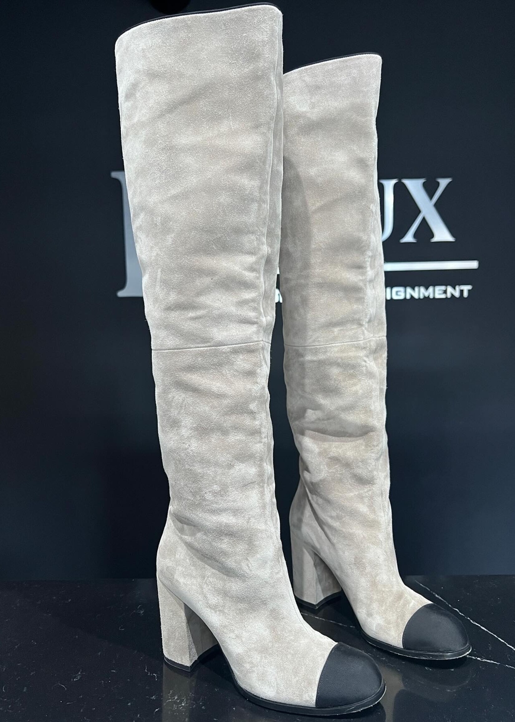 Chanel Chanel  Suede High Boots 38