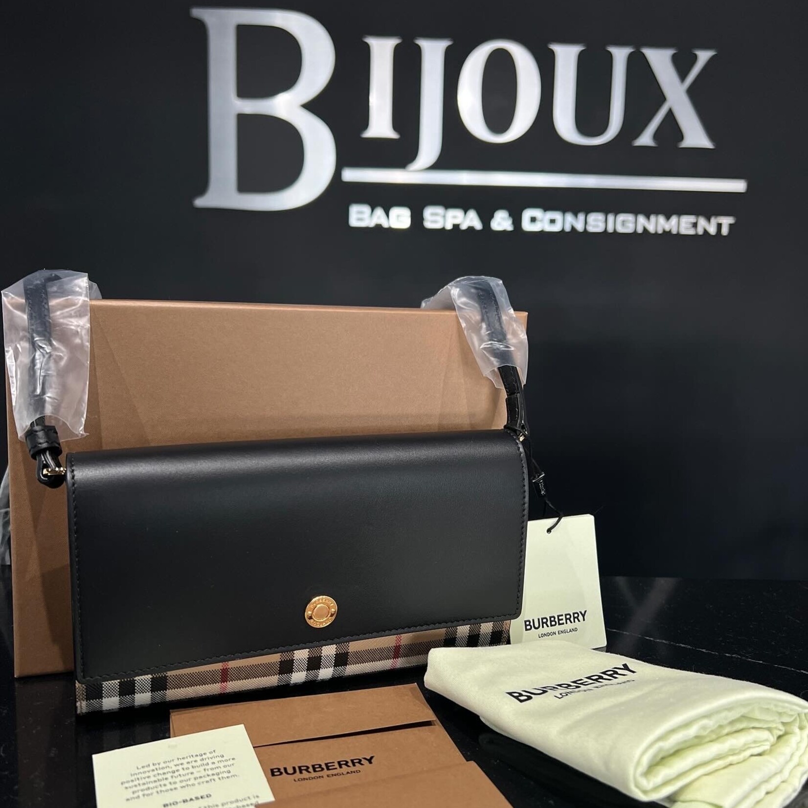 Burberry SOLD- Burberry Crossbody Foldover WOC