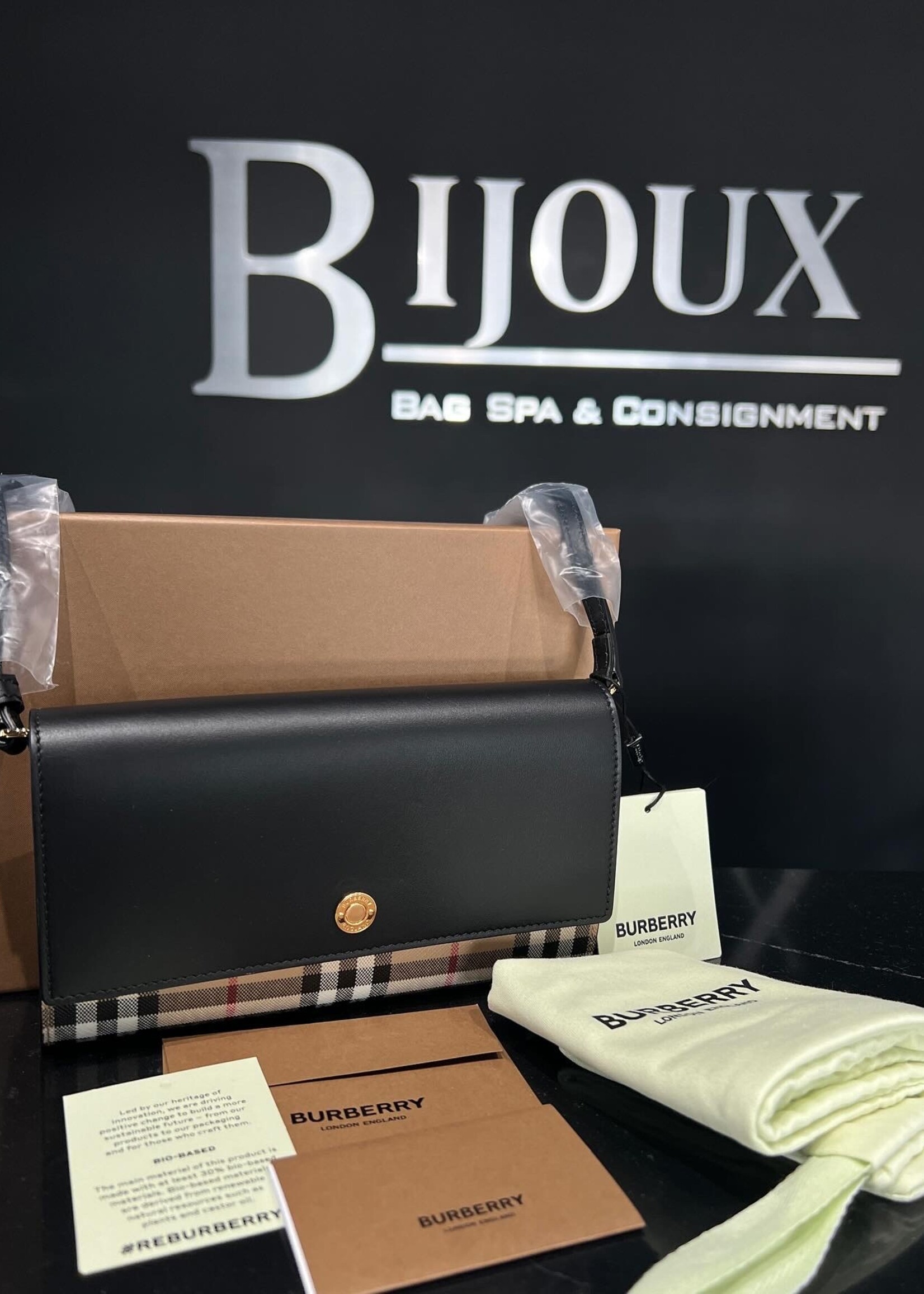 Burberry SOLD- Burberry Crossbody Foldover WOC