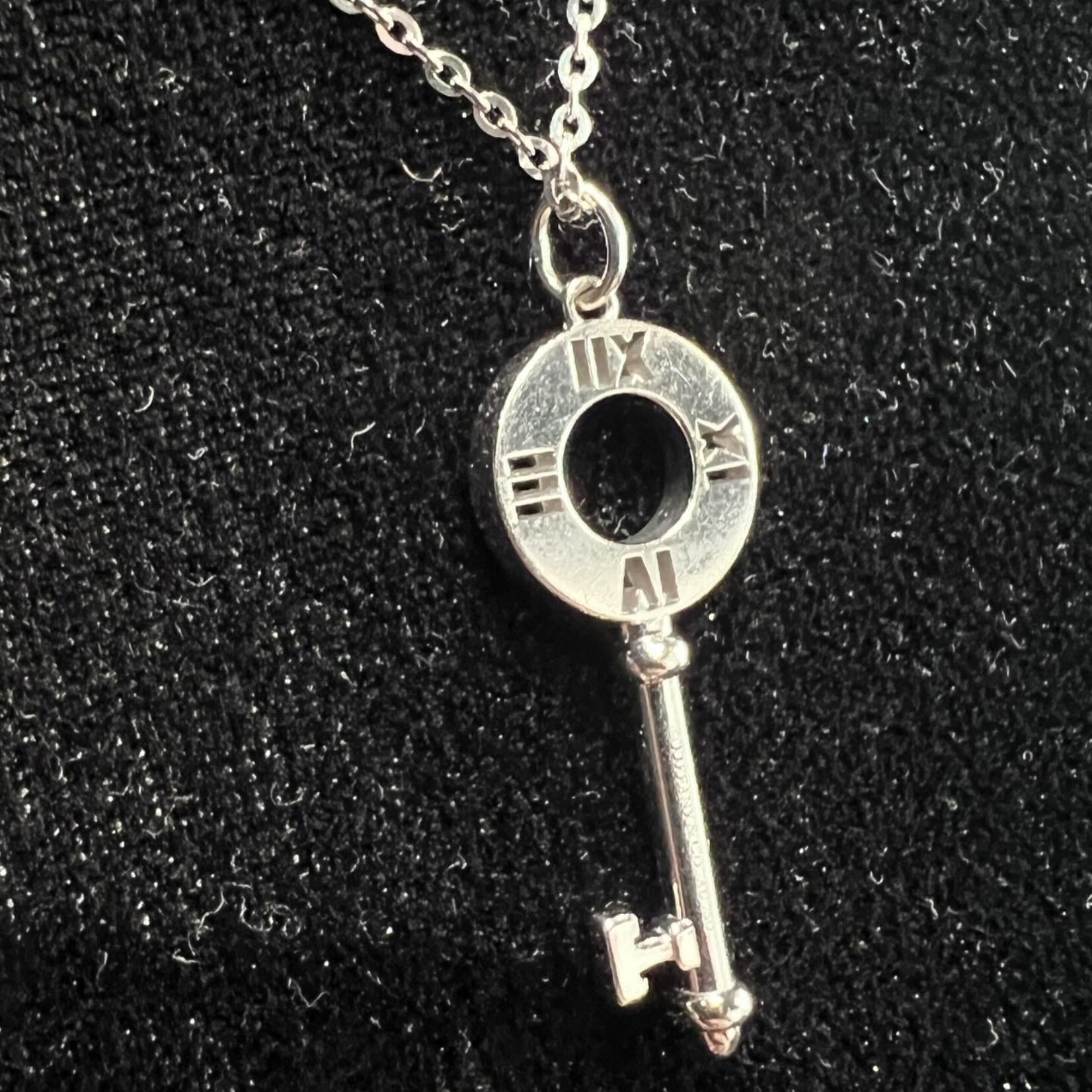 Tiffany & Co Tiffany & Co Diamond Atlas Key Pendent Necklace