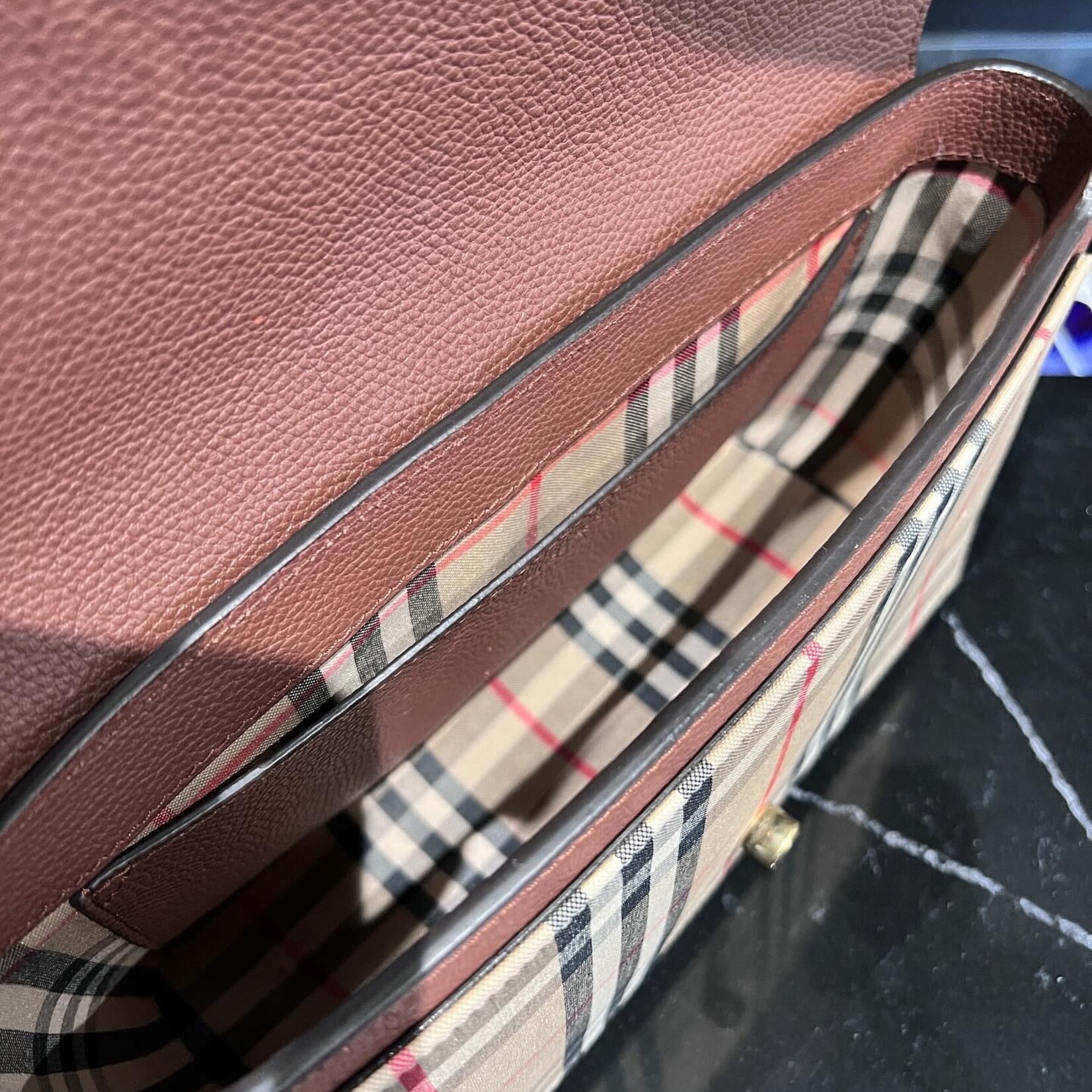 Burberry SOLD- Burberry Brown Note Bag