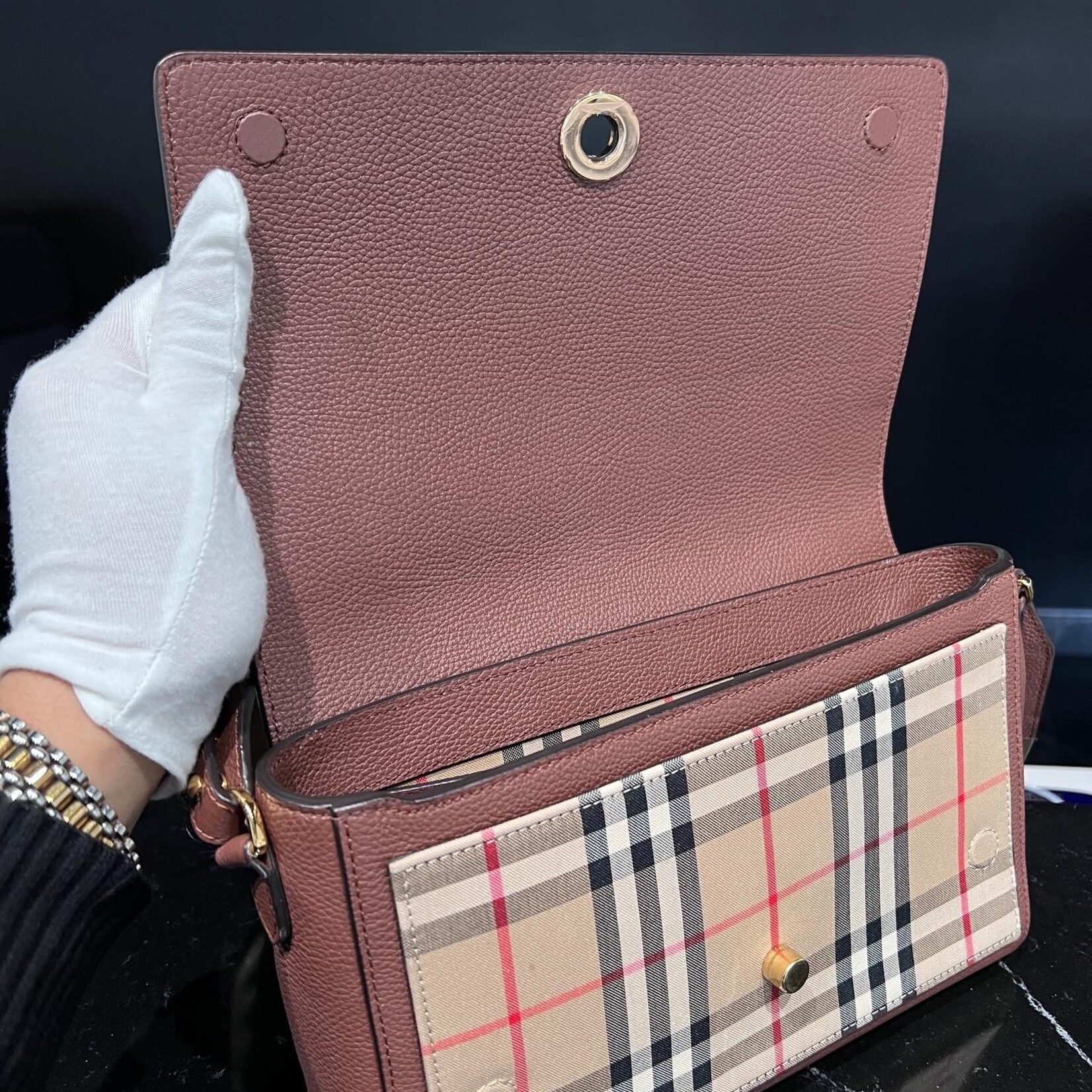 Burberry SOLD- Burberry Brown Note Bag
