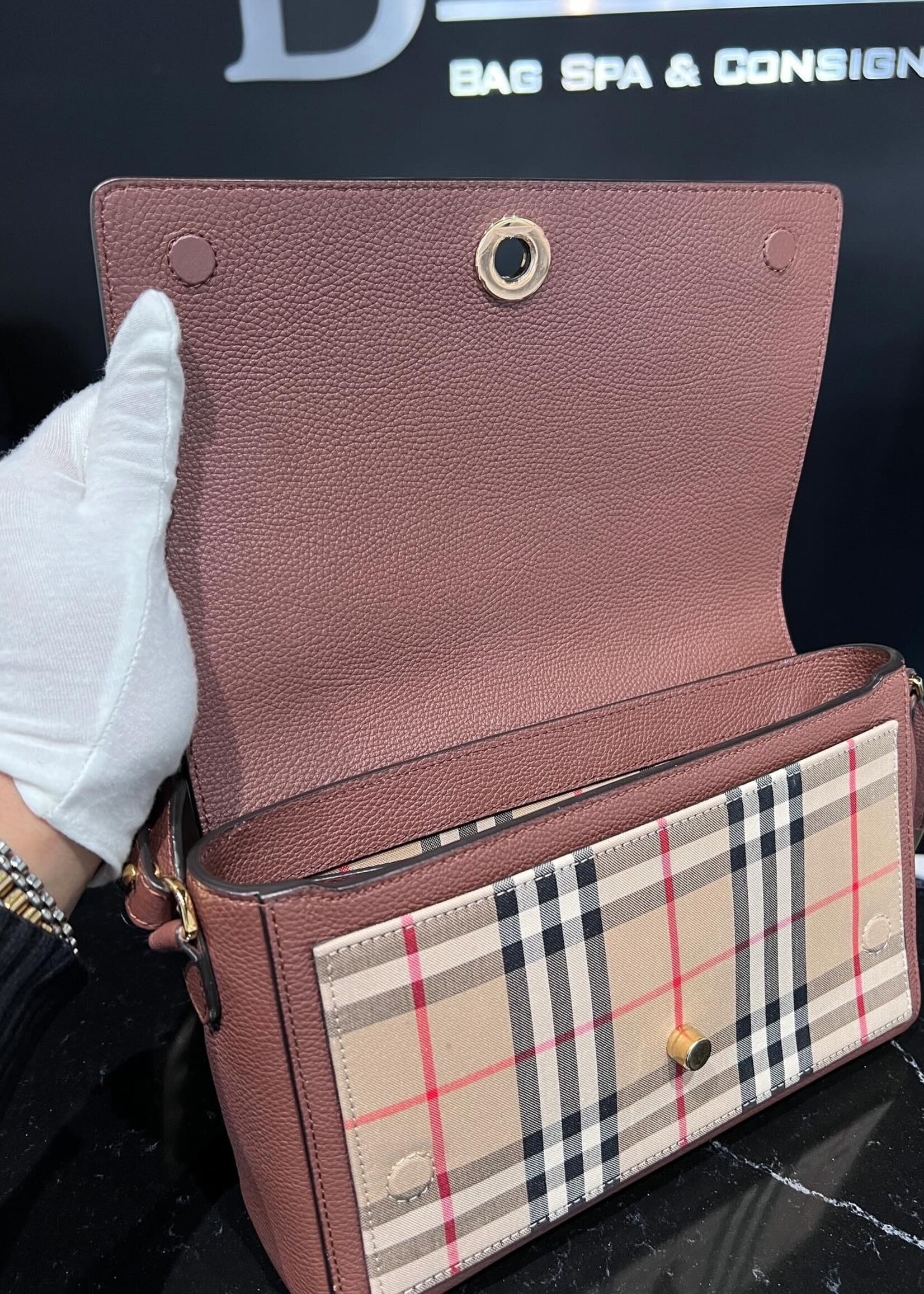 Burberry SOLD- Burberry Brown Note Bag