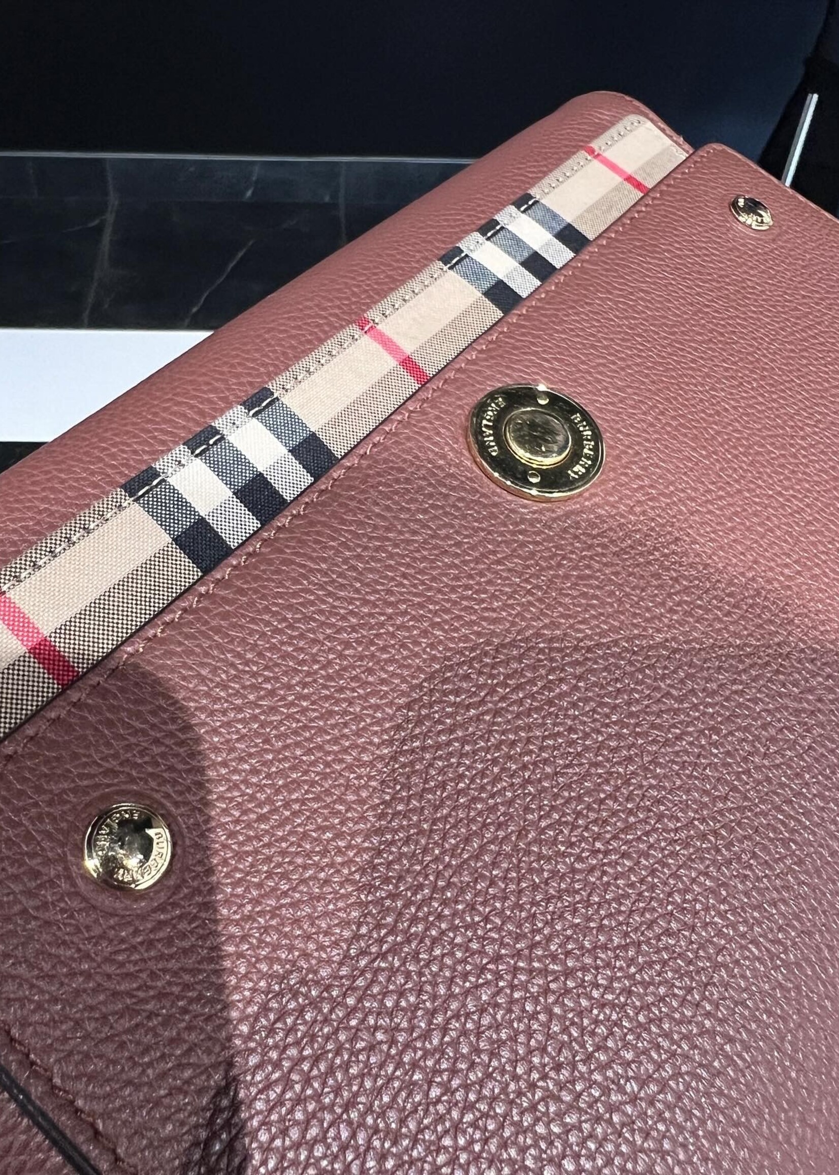 Burberry SOLD- Burberry Brown Note Bag