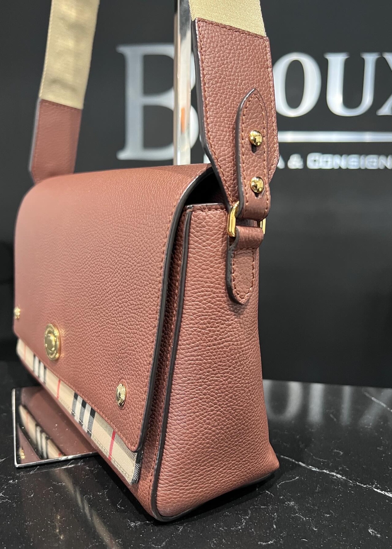 Burberry SOLD- Burberry Brown Note Bag