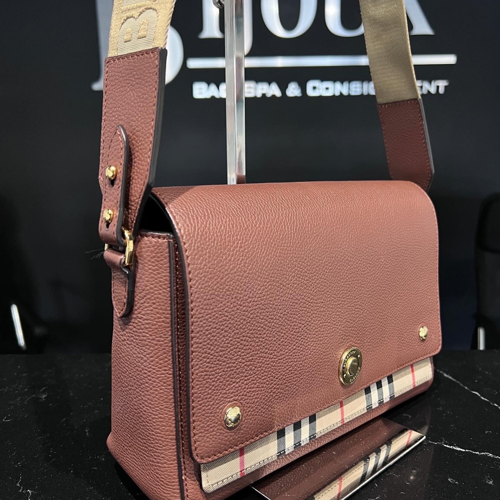 Burberry SOLD- Burberry Brown Note Bag