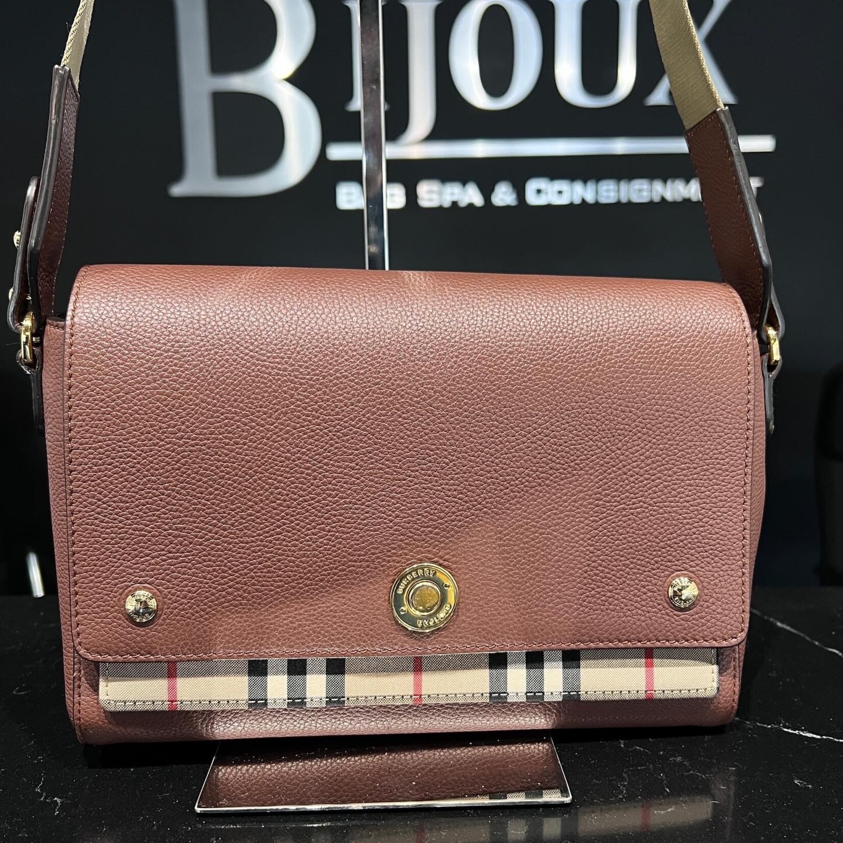 Burberry SOLD- Burberry Brown Note Bag