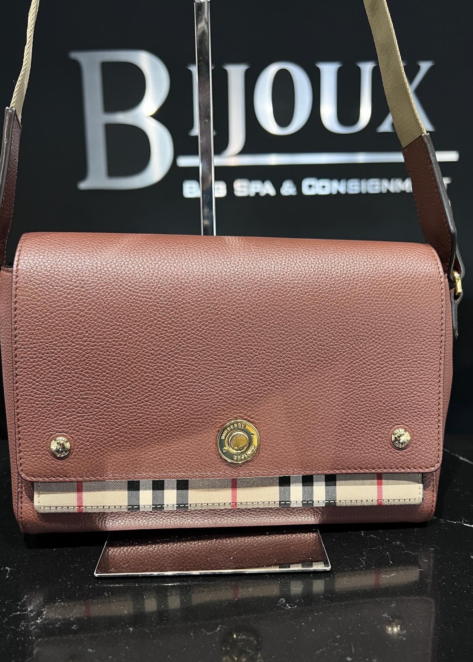 Burberry SOLD- Burberry Brown Note Bag