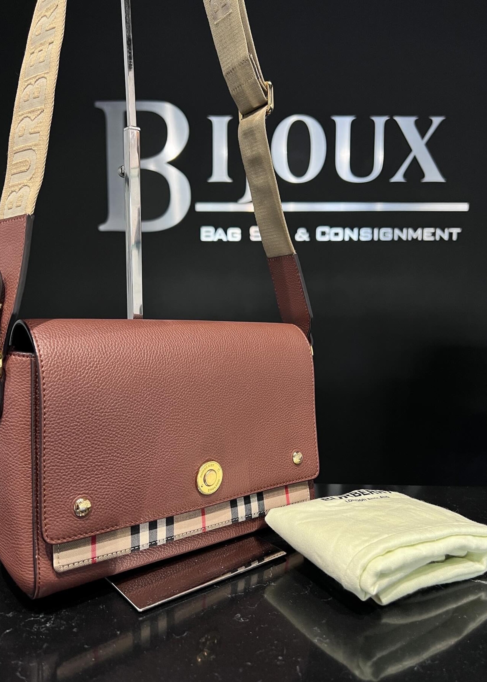 Burberry SOLD- Burberry Brown Note Bag