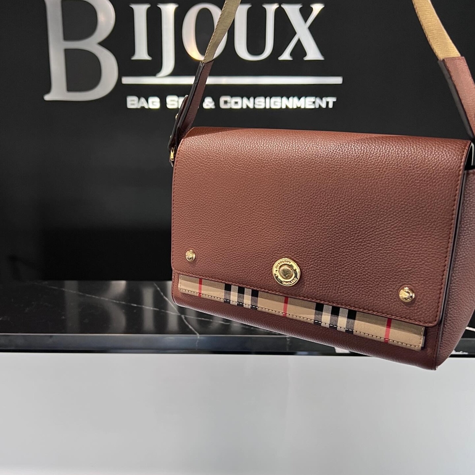 Burberry SOLD- Burberry Brown Note Bag