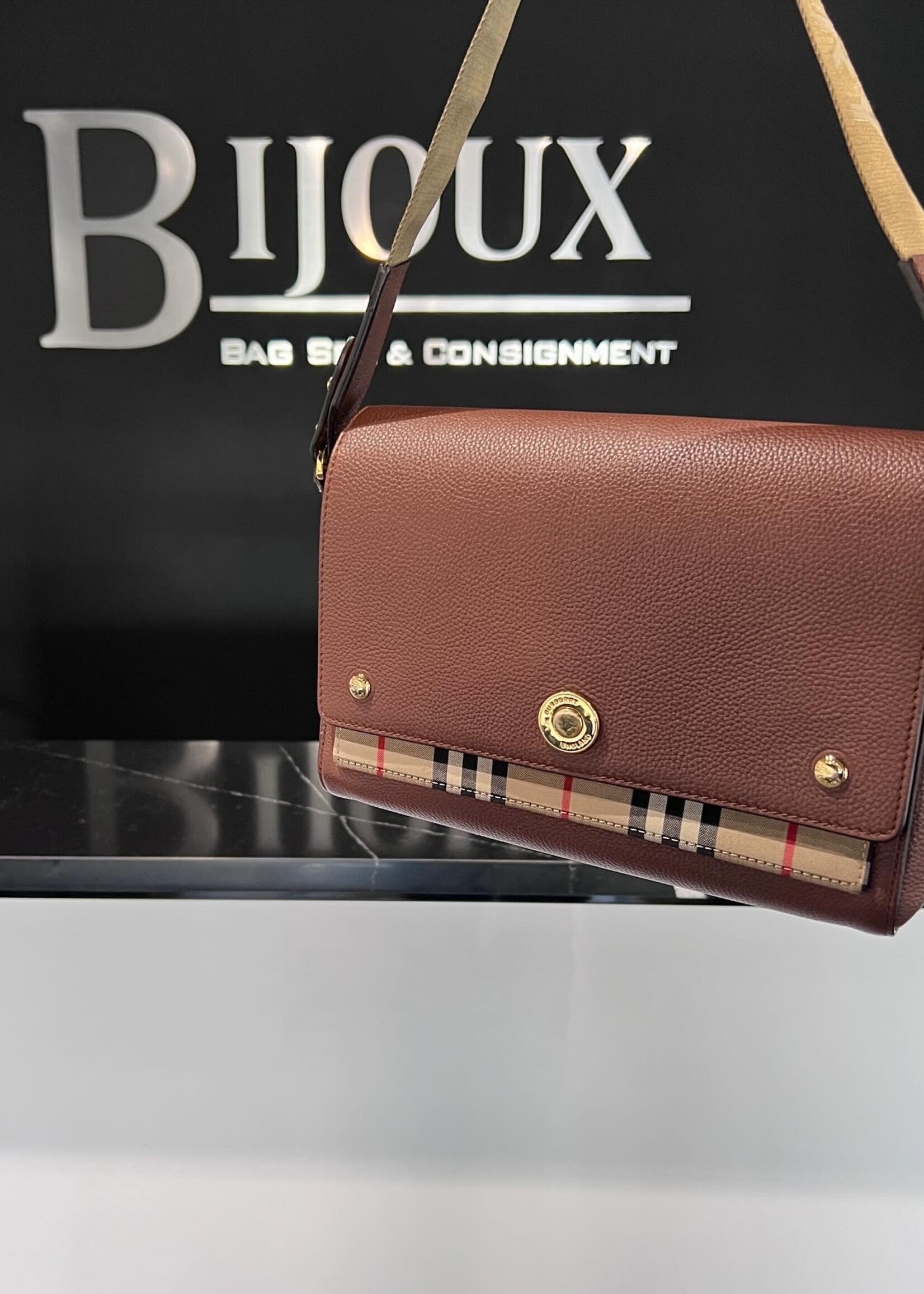 Burberry SOLD- Burberry Brown Note Bag