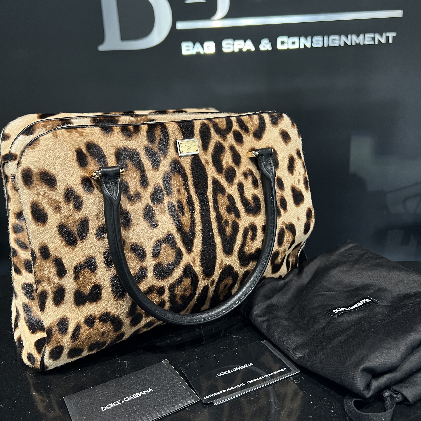 Dolce & Gabbana SOLD- Dolce and Gabbana Leopard Handbag