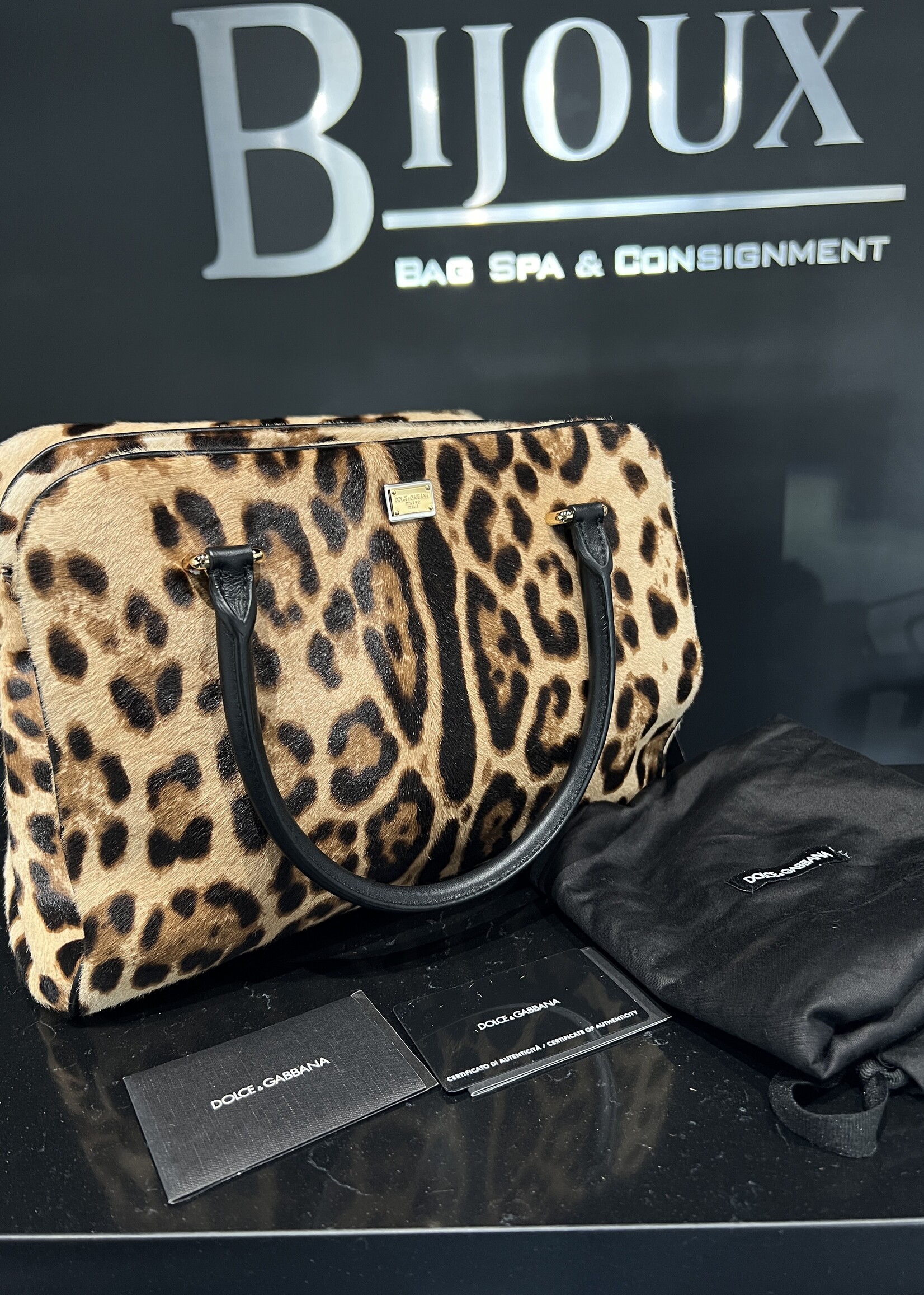 Dolce & Gabbana SOLD- Dolce and Gabbana Leopard Handbag