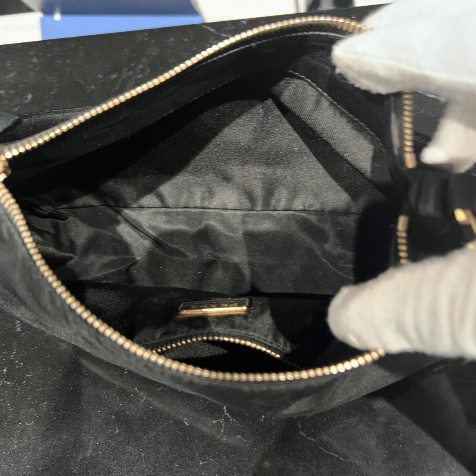Prada SOLD- Prada Black Nylon Shoulder