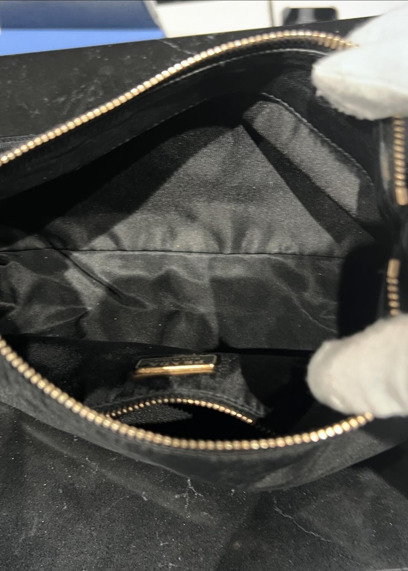 Prada SOLD- Prada Black Nylon Shoulder