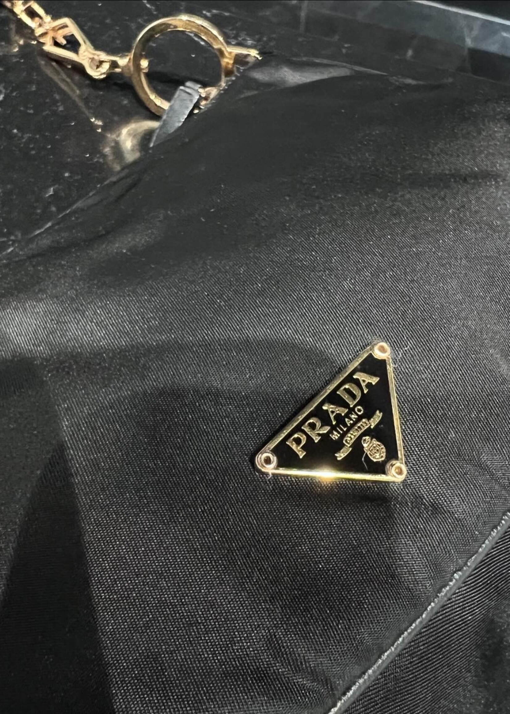 Prada SOLD- Prada Black Nylon Shoulder