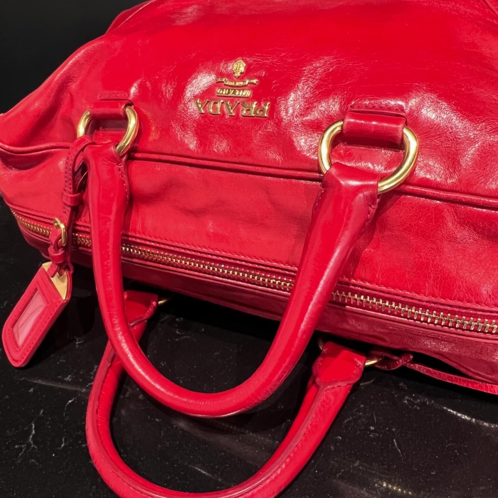 Prada SOLD- Prada Red Handbag