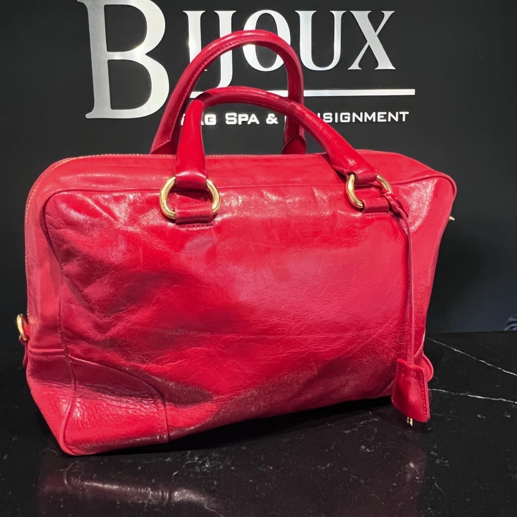 Prada SOLD- Prada Red Handbag