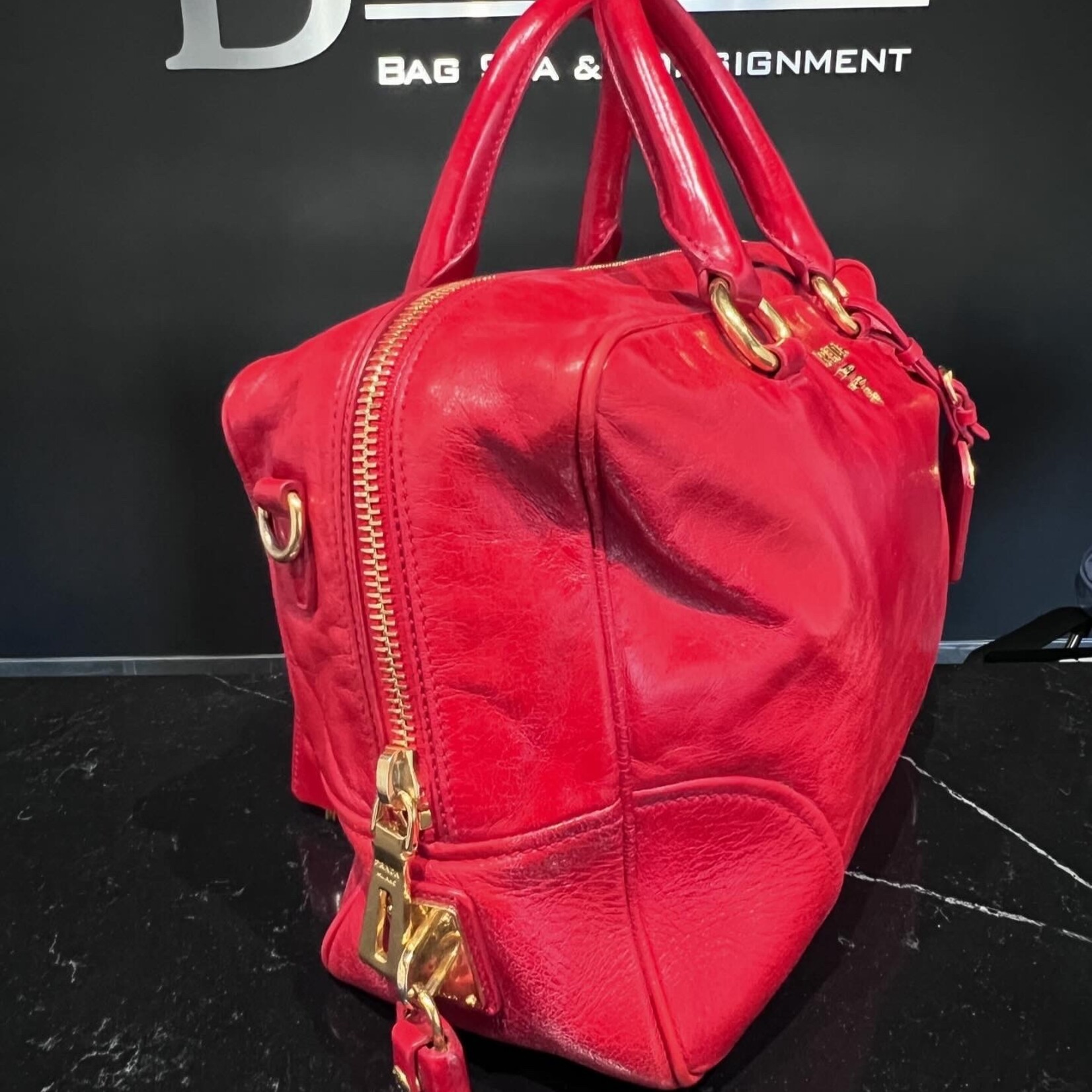 Prada SOLD- Prada Red Handbag
