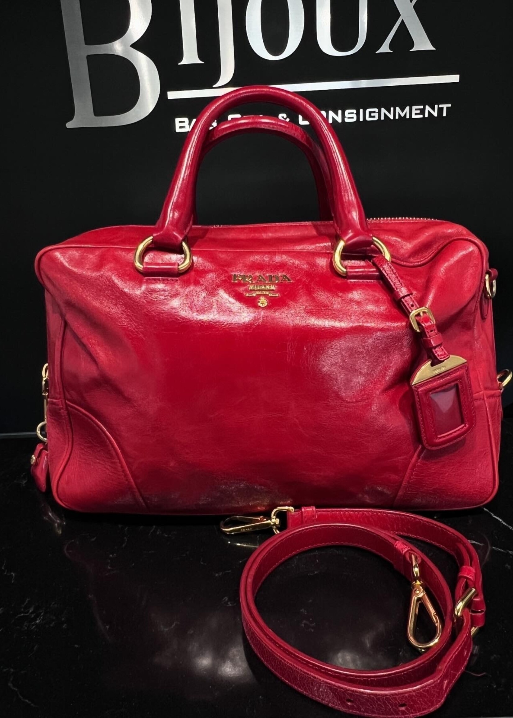 Prada SOLD- Prada Red Handbag