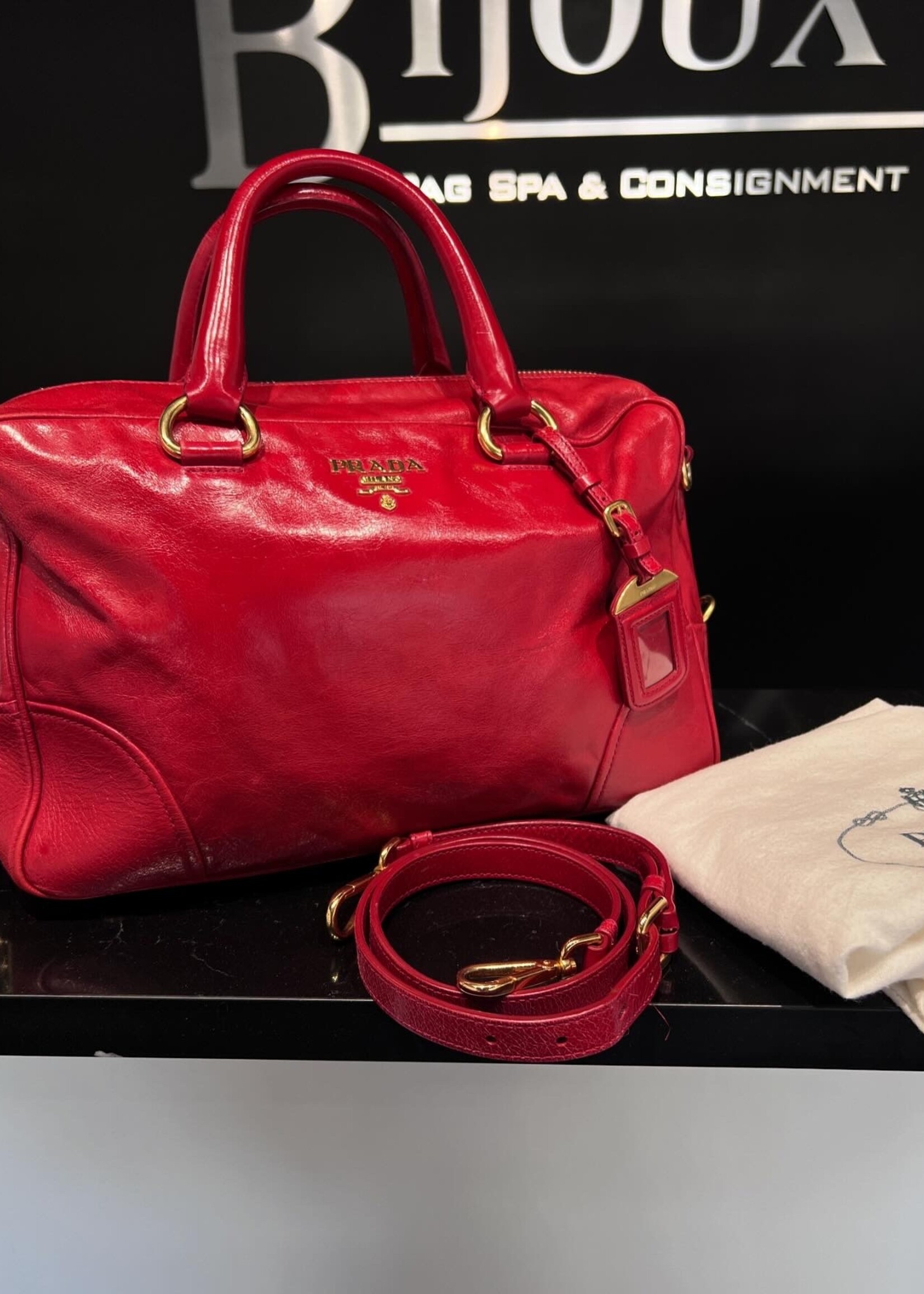 Prada SOLD- Prada Red Handbag