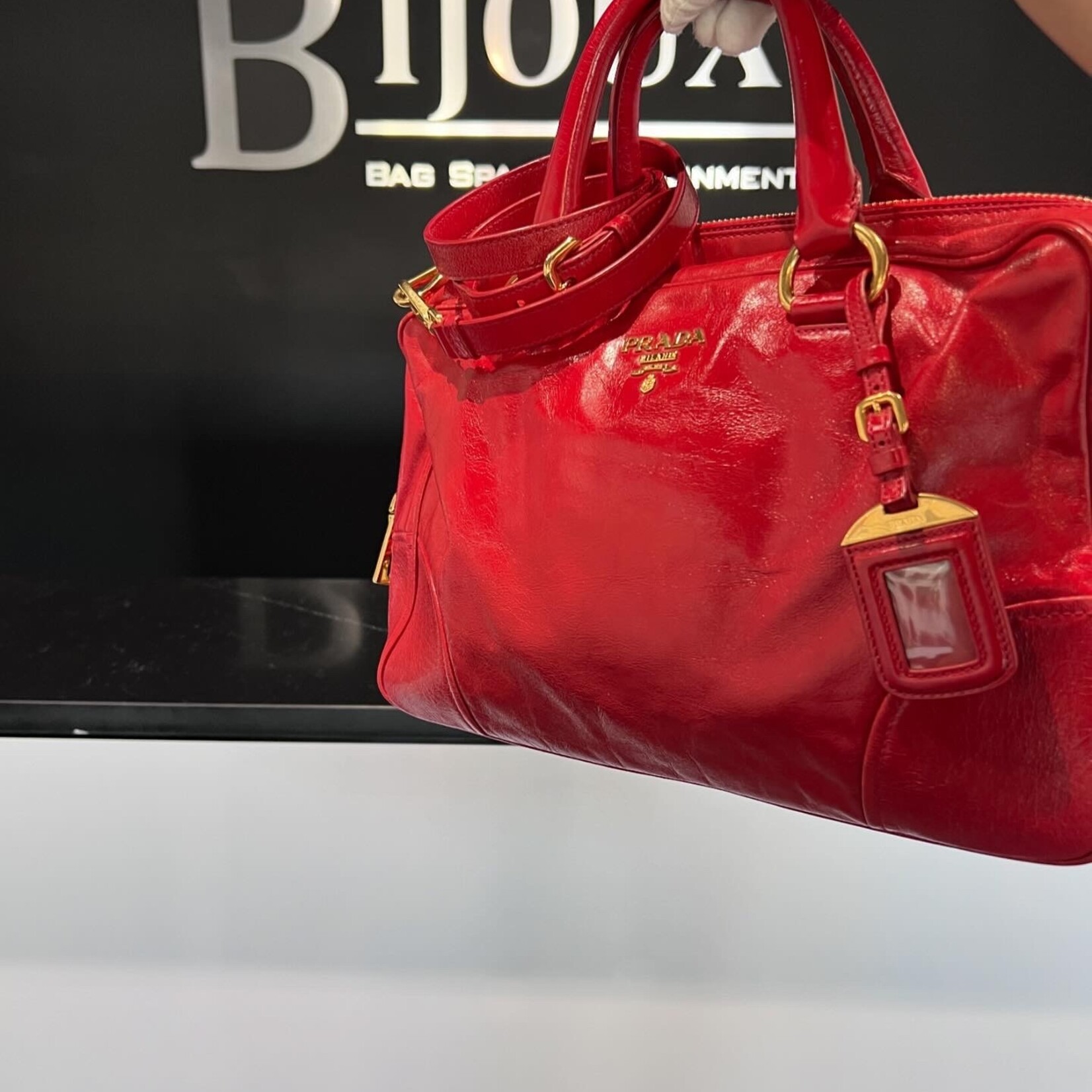 Prada SOLD- Prada Red Handbag