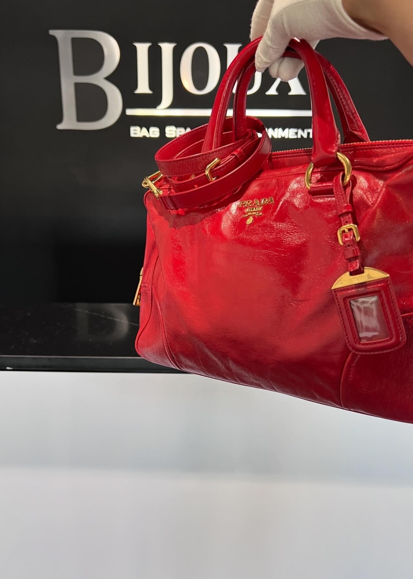 Prada SOLD- Prada Red Handbag