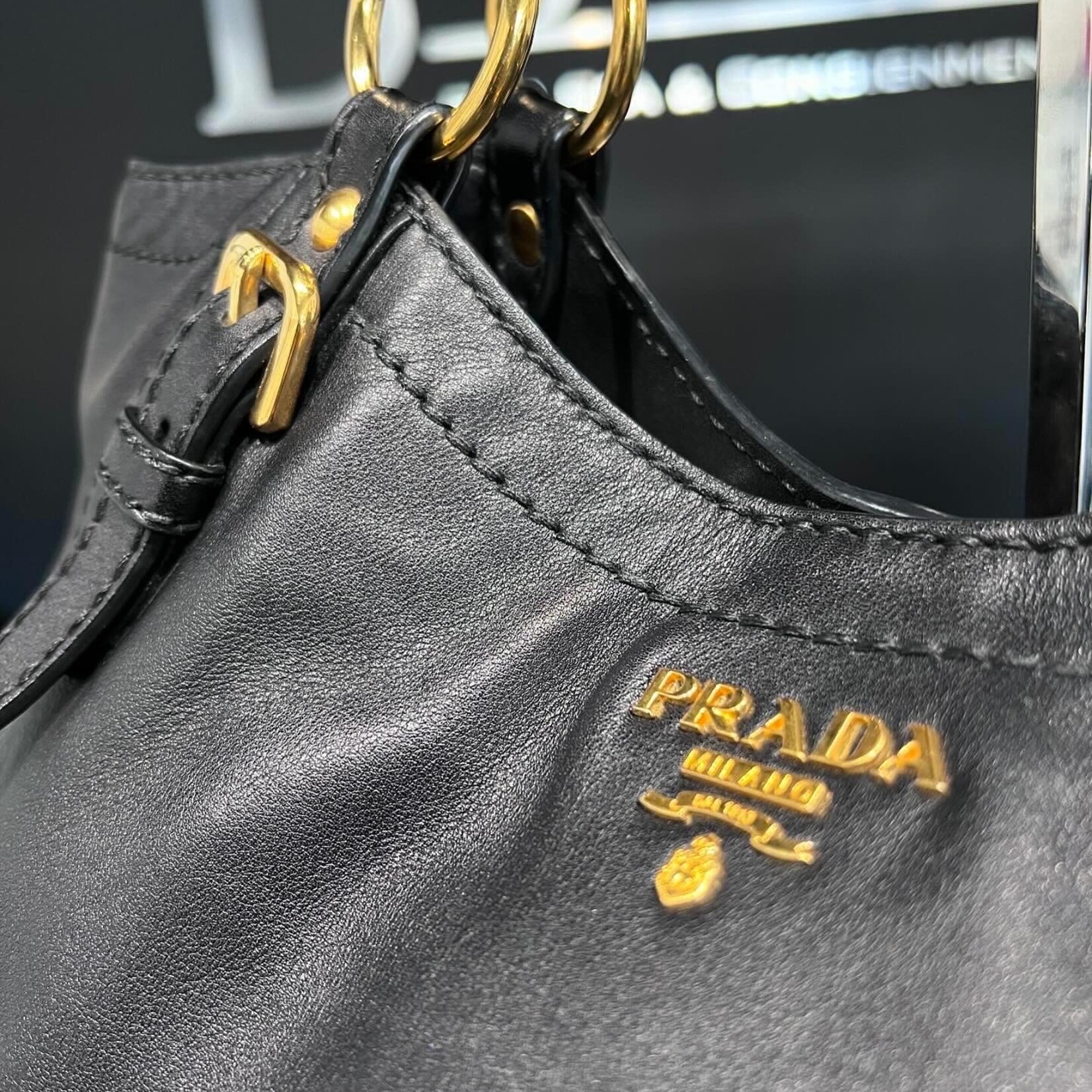 Prada SOLD- Prada Hobo Black Bag