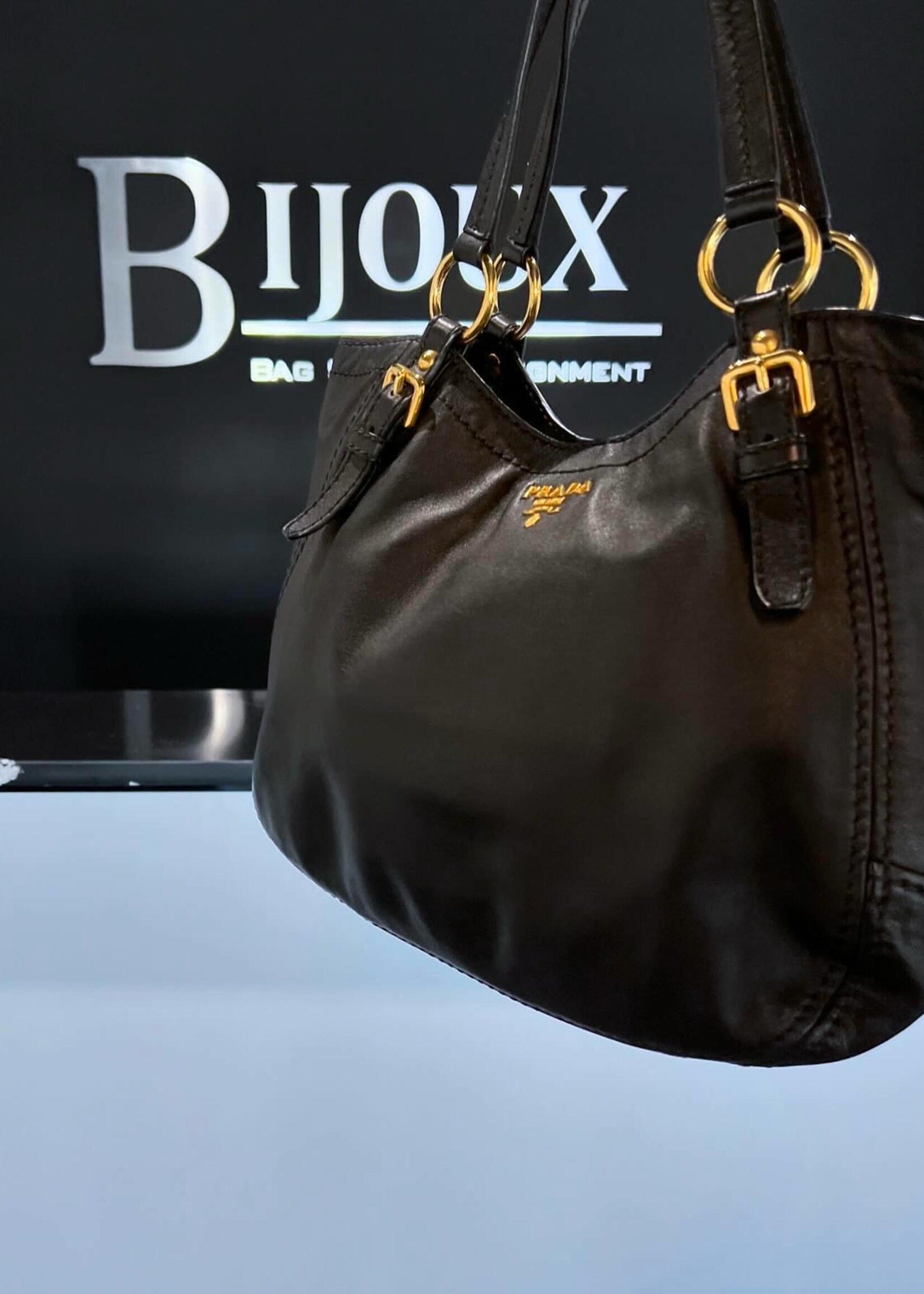 Prada SOLD- Prada Hobo Black Bag