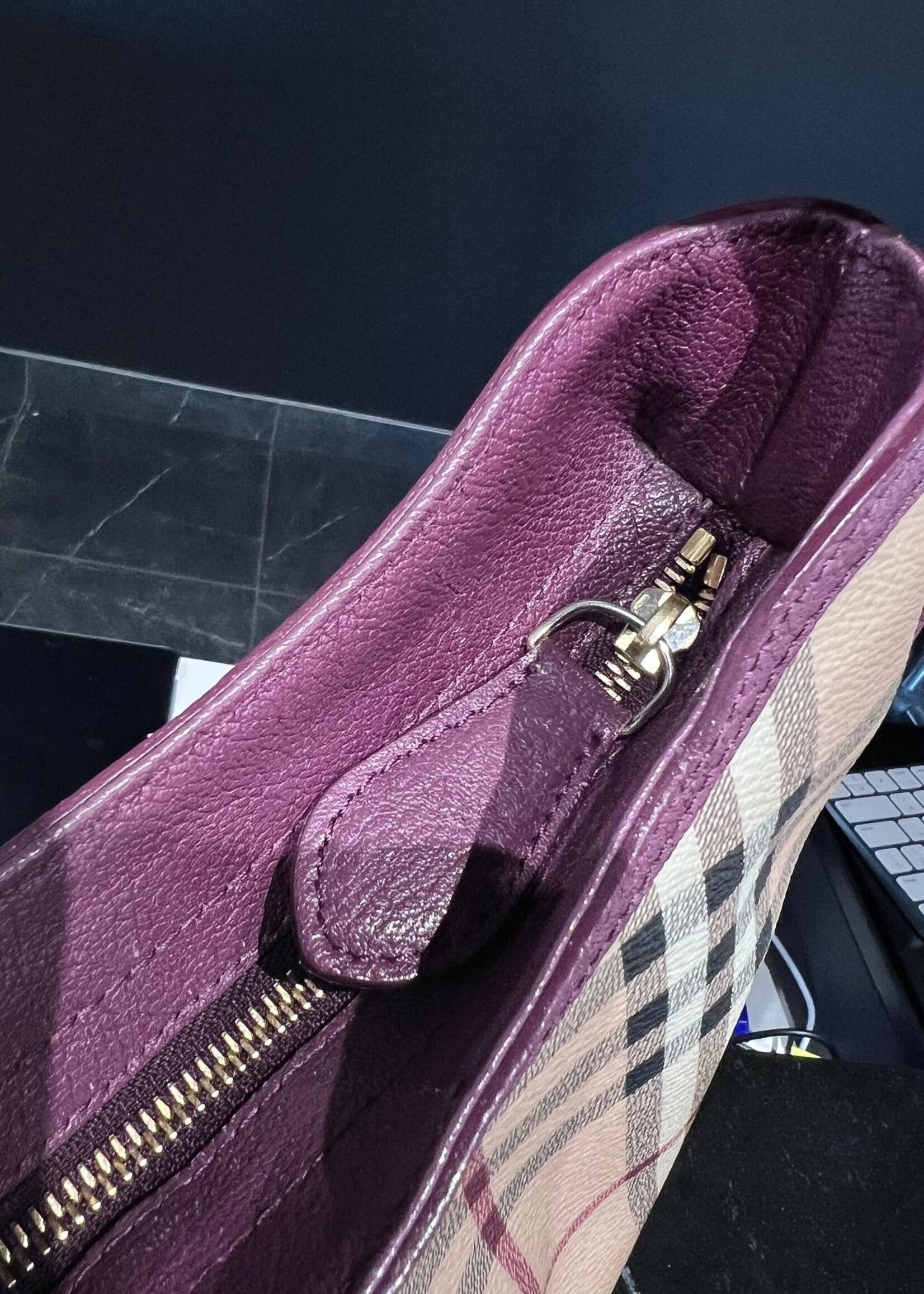 Burberry SOLD - Burberry Haymarket Tote