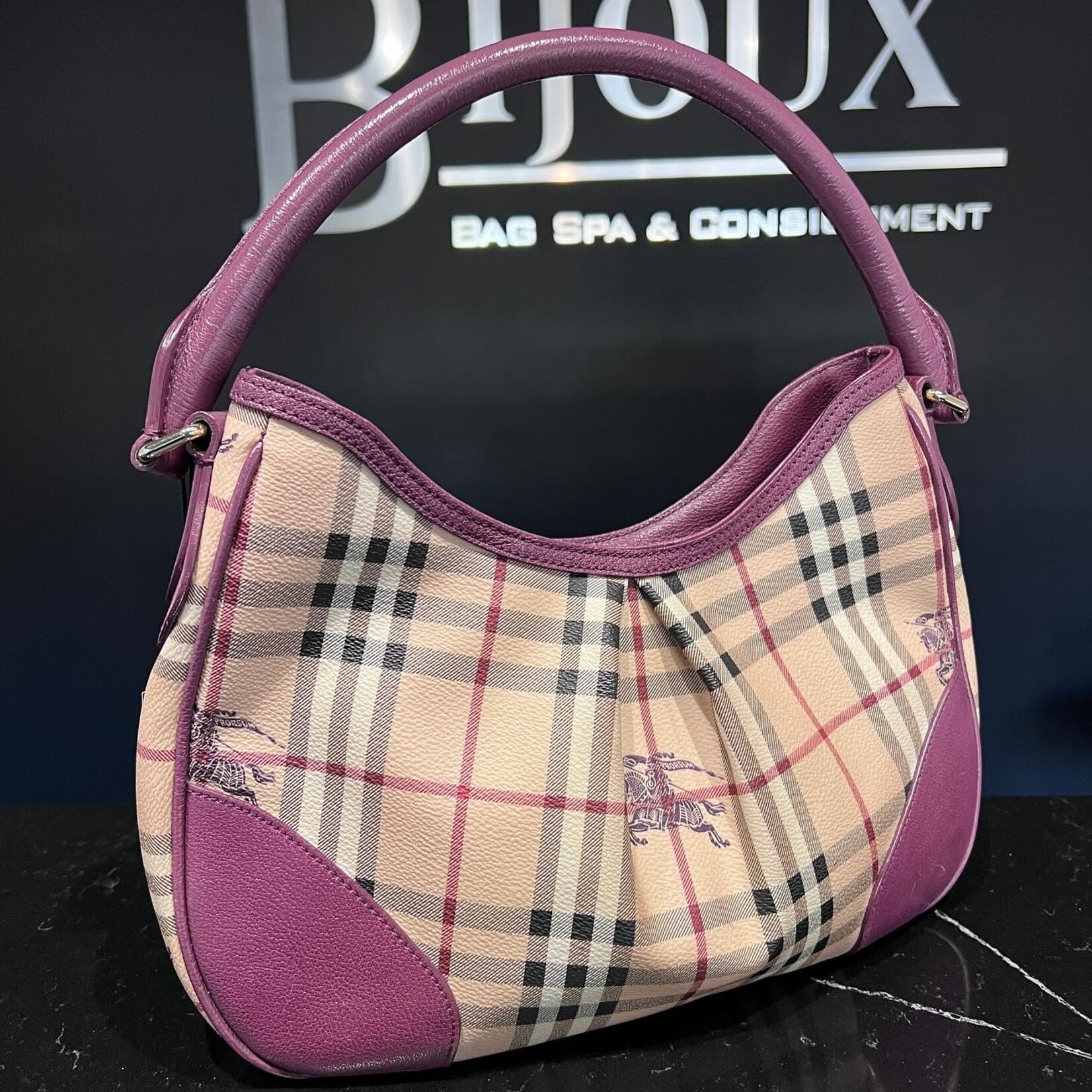 Burberry SOLD - Burberry Haymarket Tote