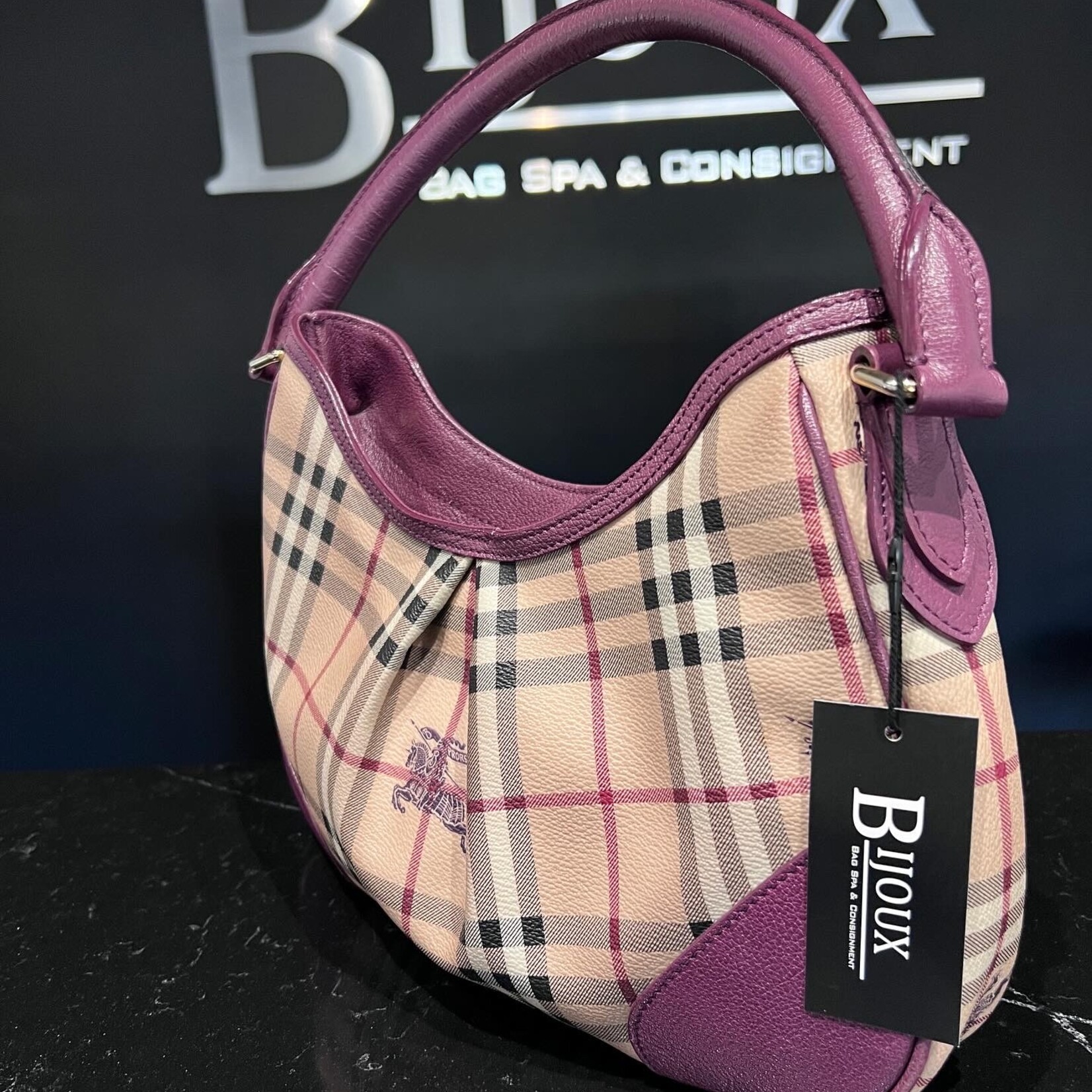Burberry SOLD - Burberry Haymarket Tote