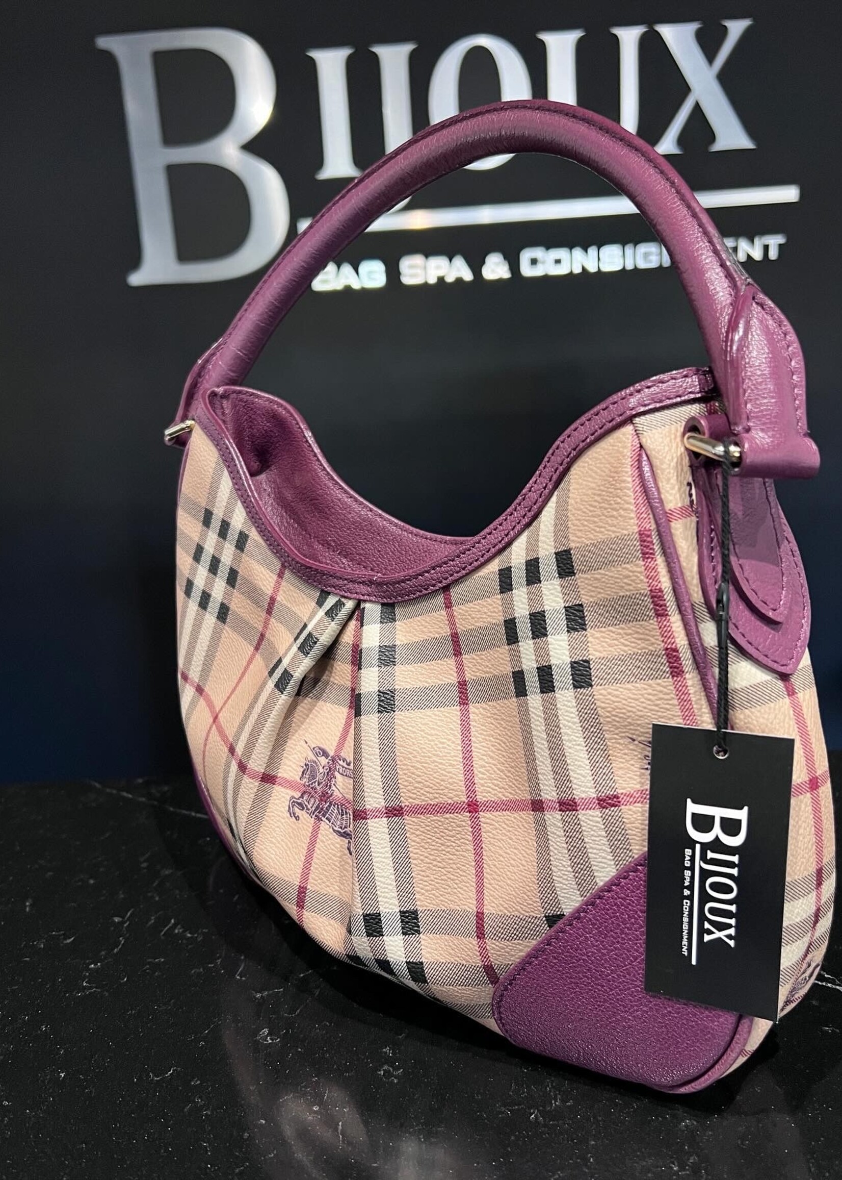 Burberry SOLD - Burberry Haymarket Tote