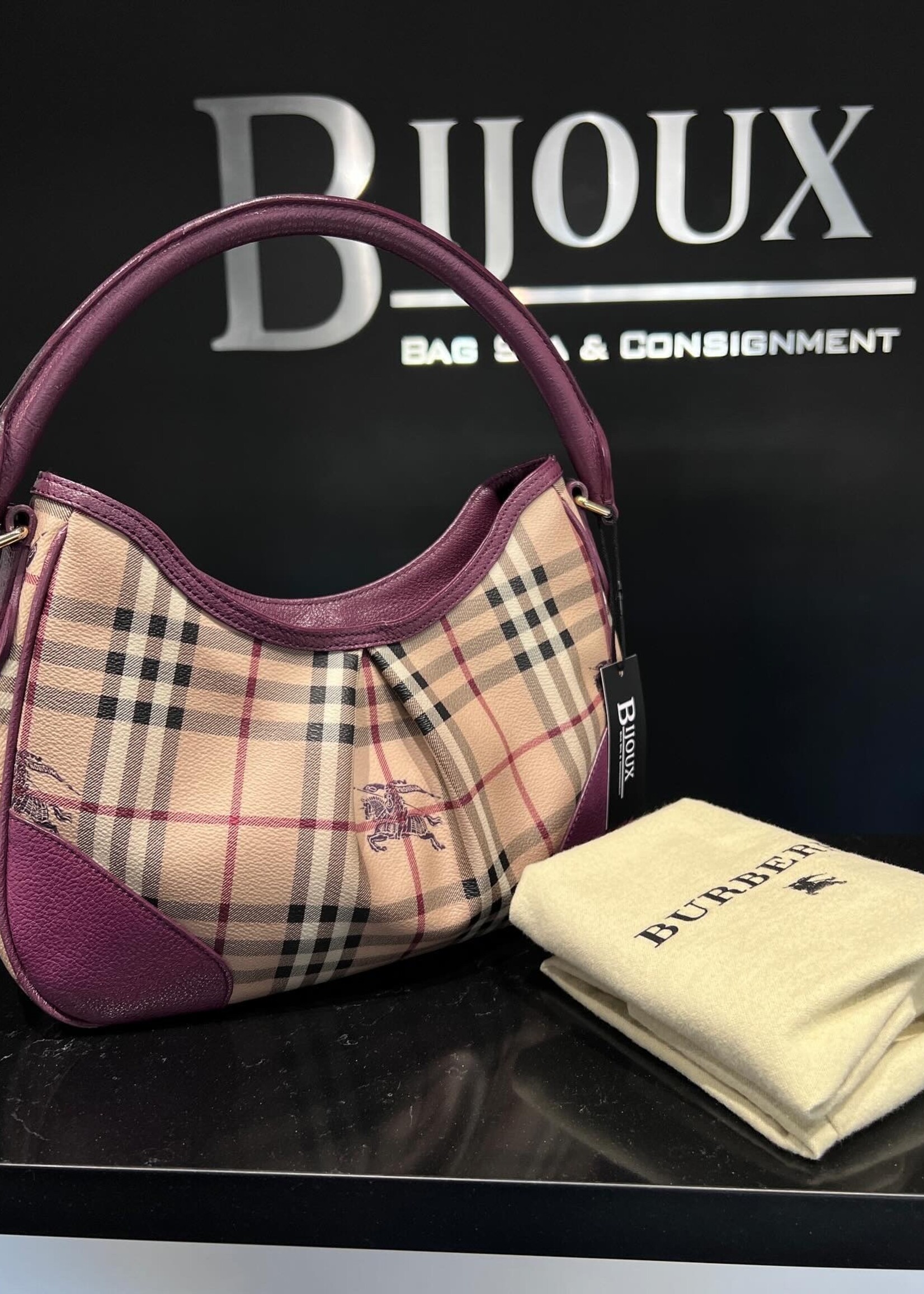 Burberry SOLD - Burberry Haymarket Tote