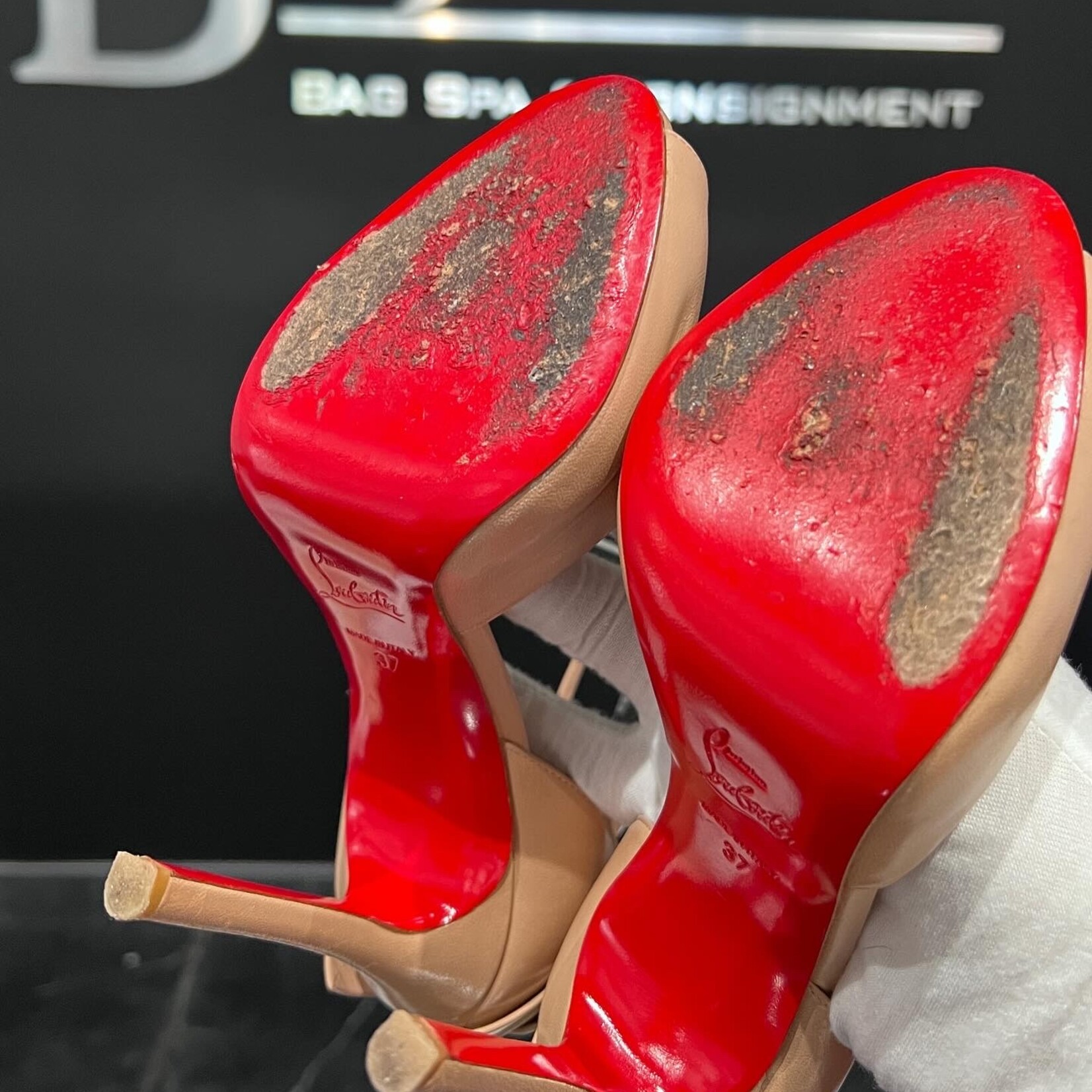 Christian Louboutin SOLD - Christian Louboutin Dos Noeud Bow 37