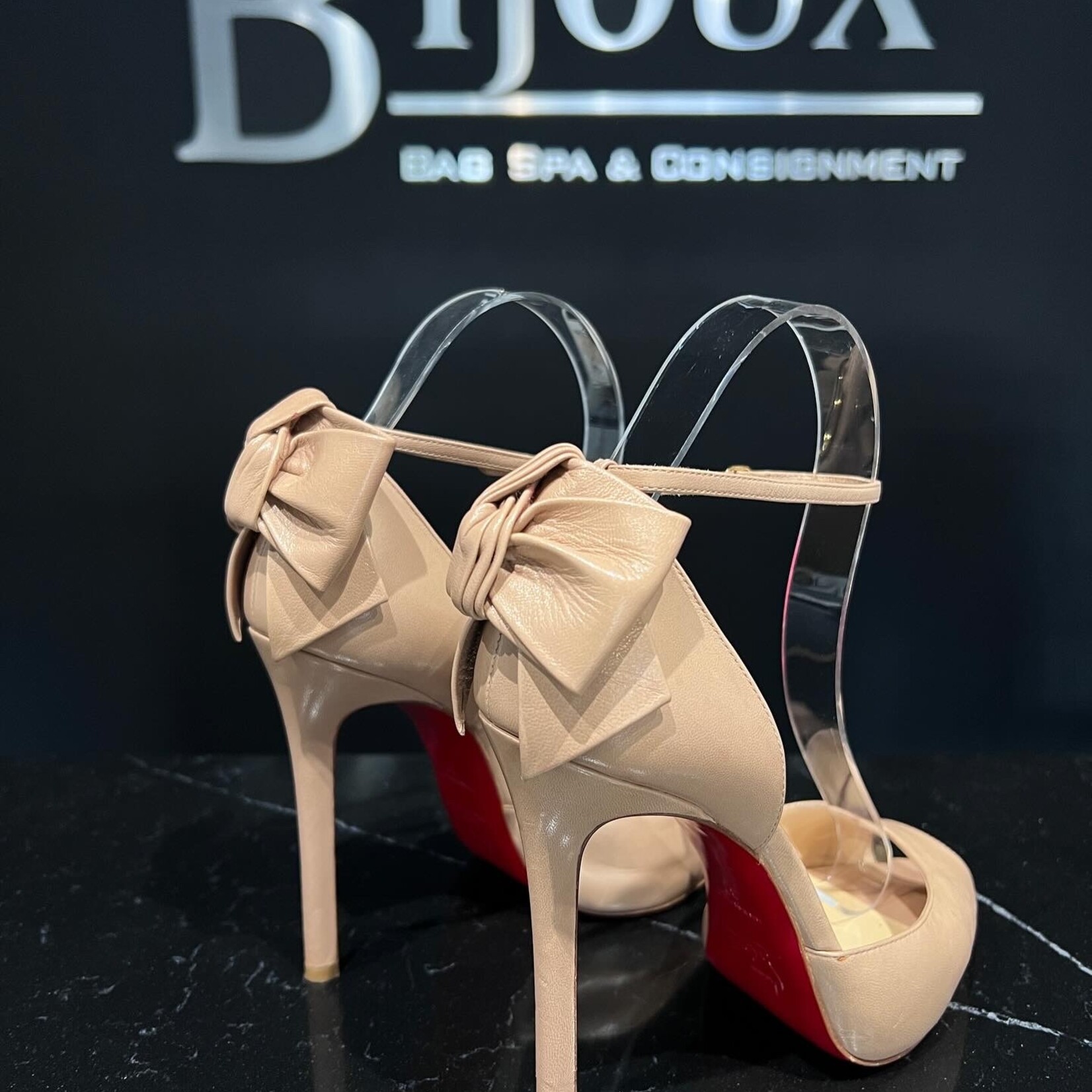 Christian Louboutin SOLD - Christian Louboutin Dos Noeud Bow 37