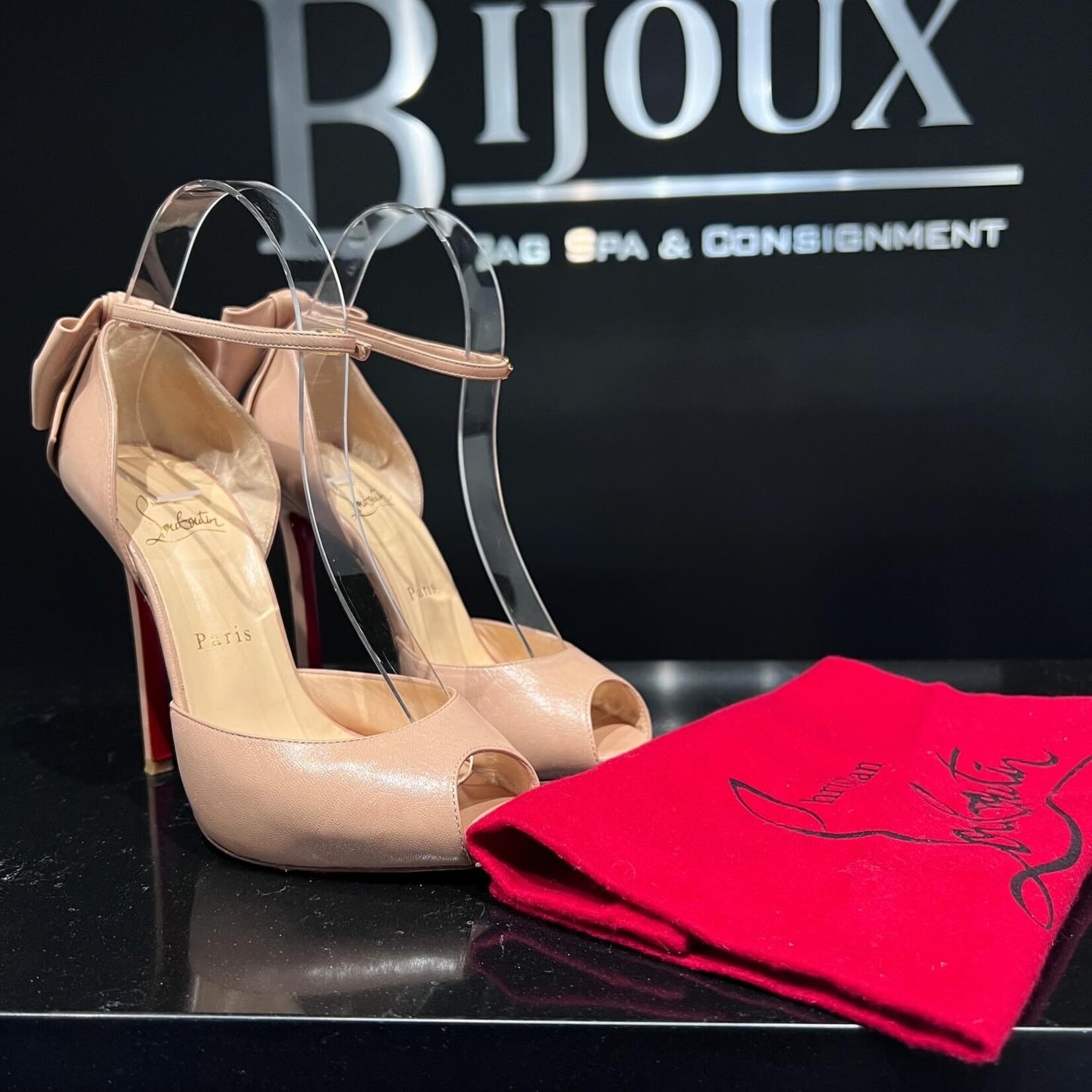 Christian Louboutin SOLD - Christian Louboutin Dos Noeud Bow 37