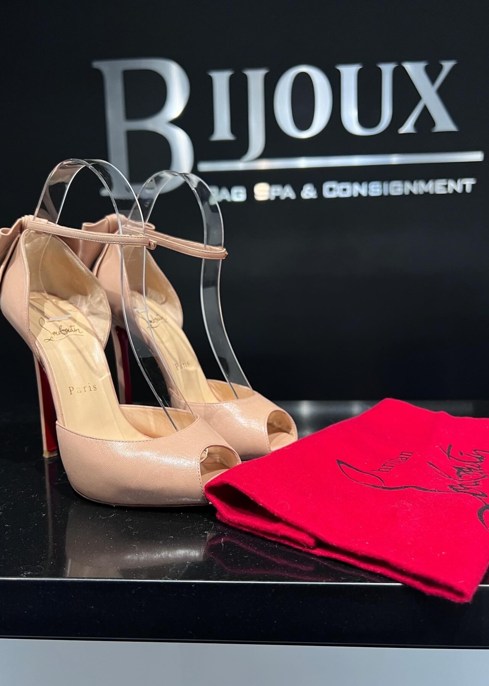 Christian Louboutin SOLD - Christian Louboutin Dos Noeud Bow 37