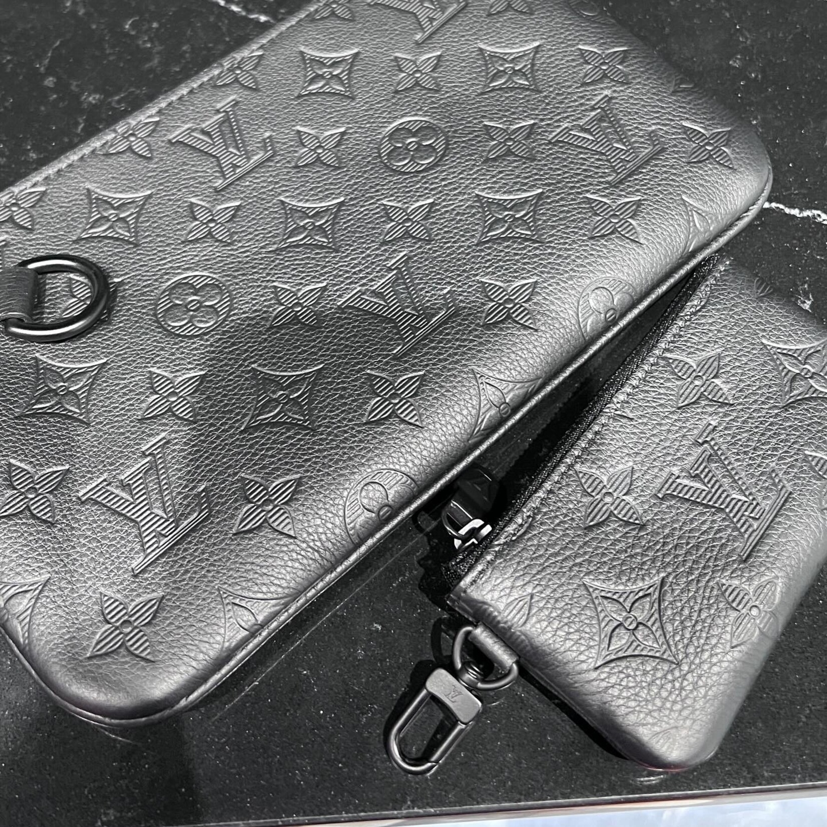 Louis Vuitton SOLD- Louis Vuitton Trio Messanger Noir