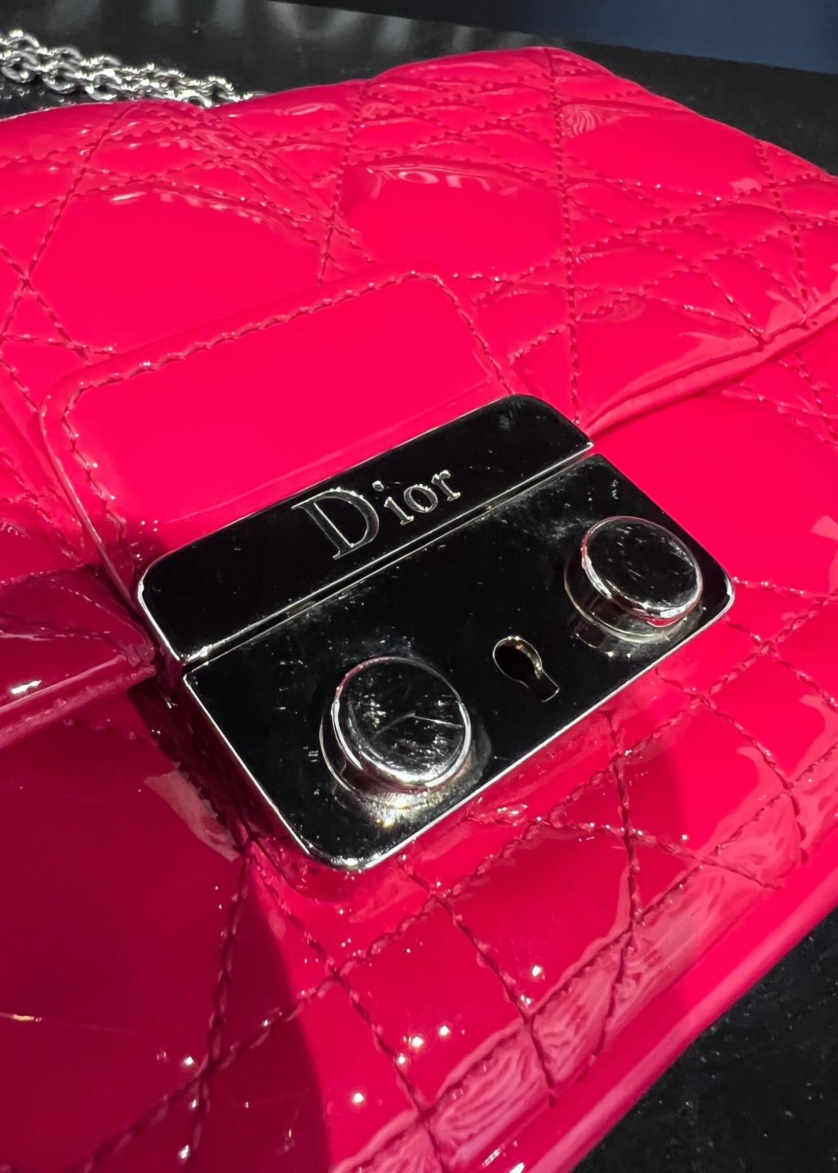 Christian Dior SOLD- Christian Dior Cannage Patent Mini