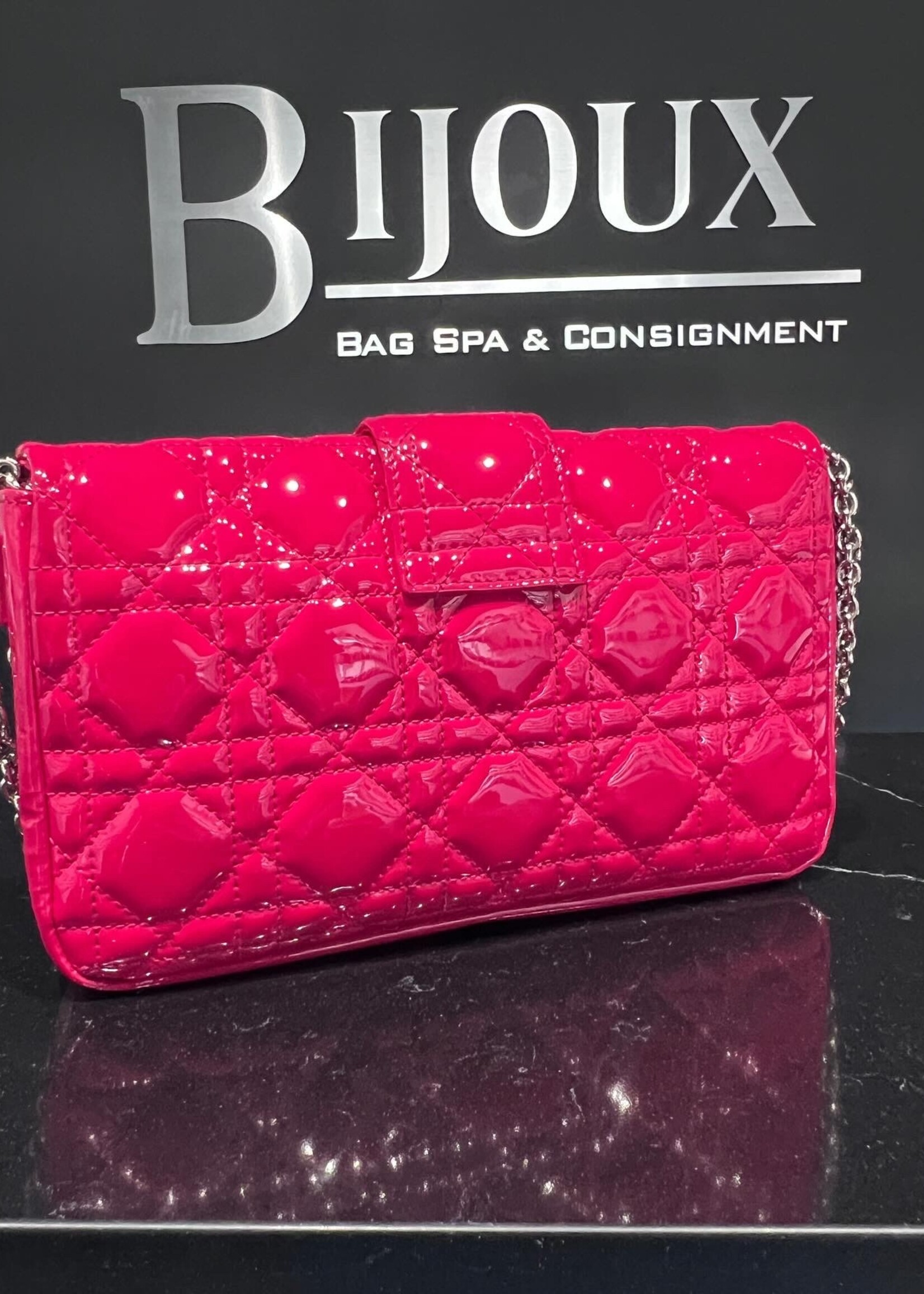 Christian Dior SOLD- Christian Dior Cannage Patent Mini