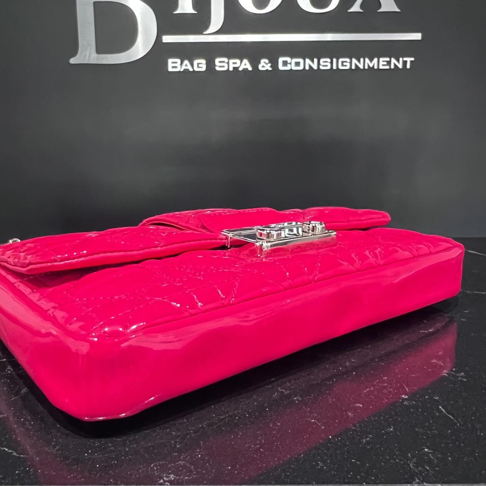 Christian Dior SOLD- Christian Dior Cannage Patent Mini