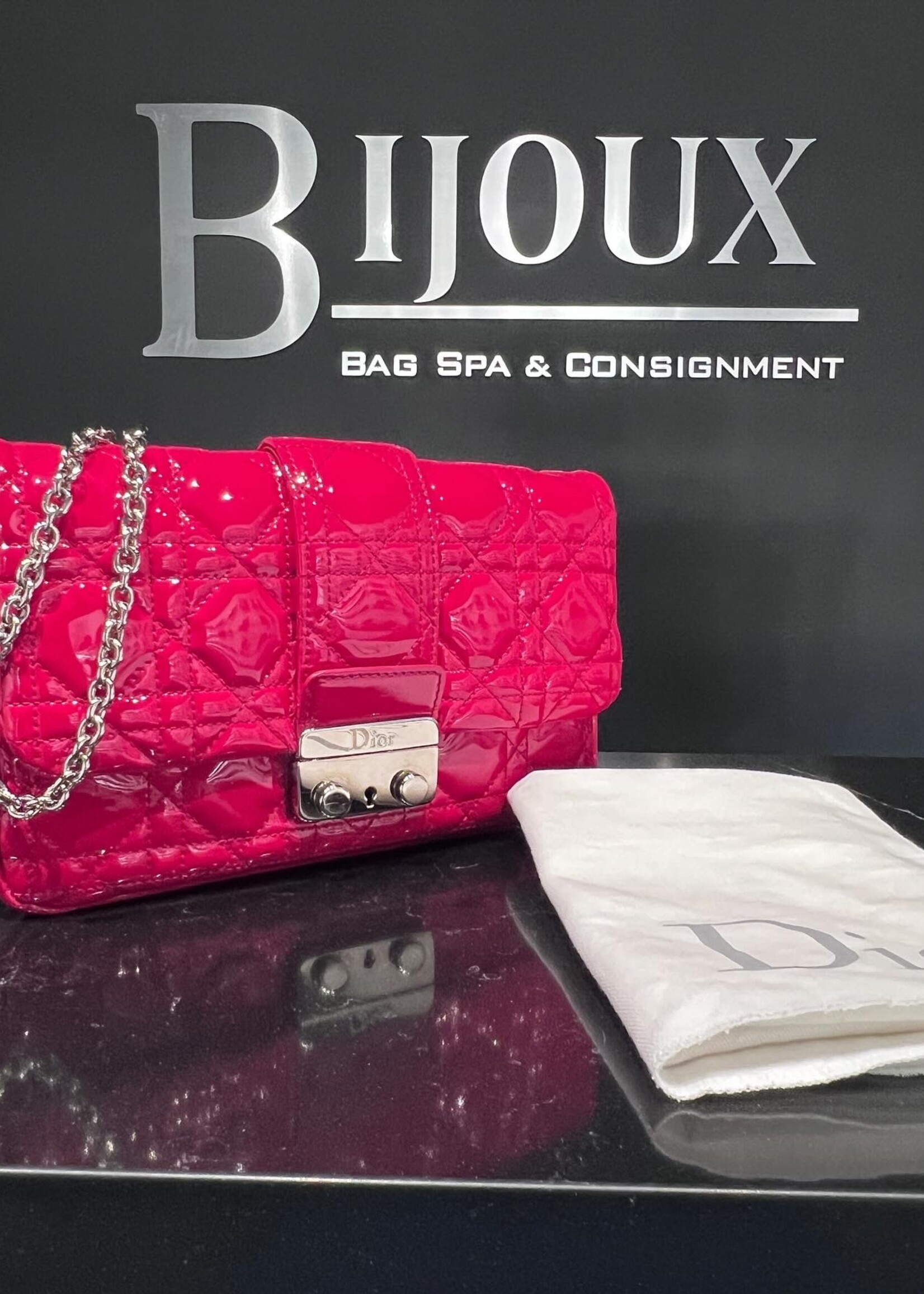 Christian Dior SOLD- Christian Dior Cannage Patent Mini