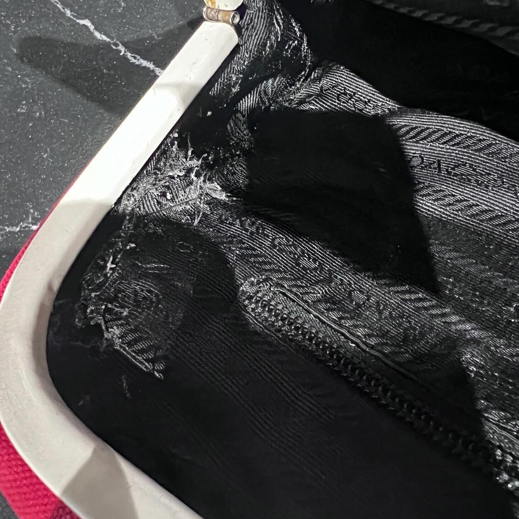 Prada Prada Canapa Red Purse