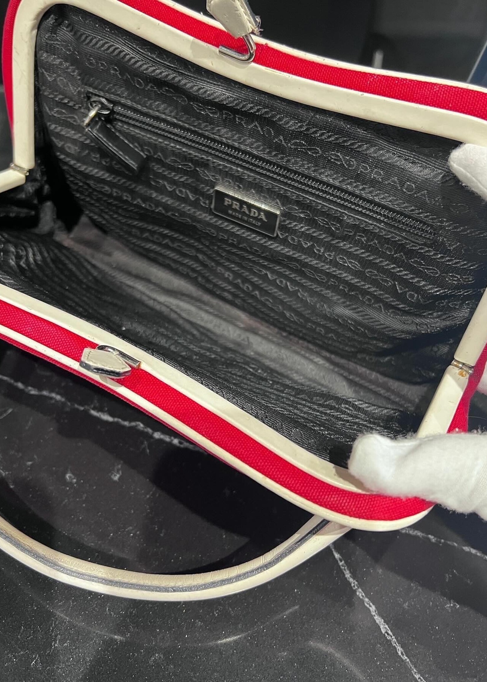 Prada SOLD- Prada Canapa Red Purse