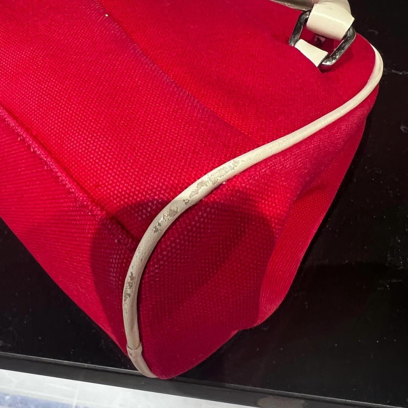 Prada Prada Canapa Red Purse